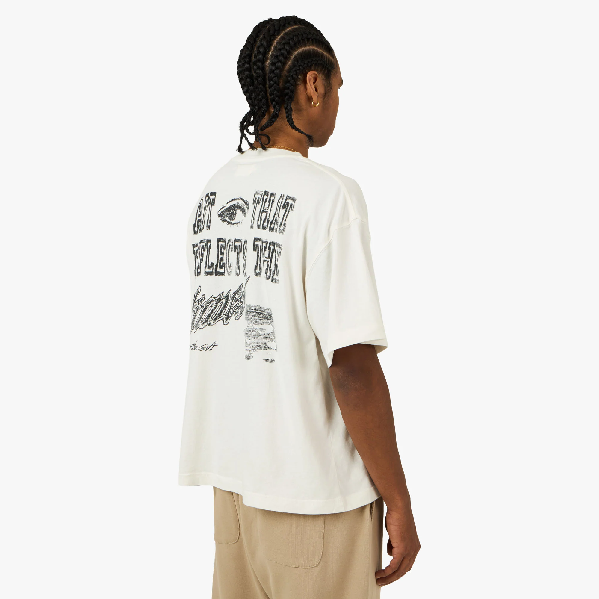 Honor The Gift Art That Reflects T-Shirt / Black - Image 4