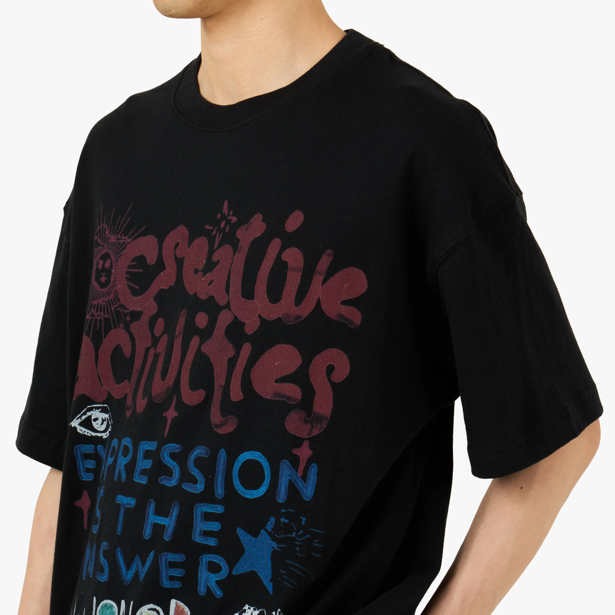 Honor The Gift Creative Activities T-Shirt / Black - Image 4