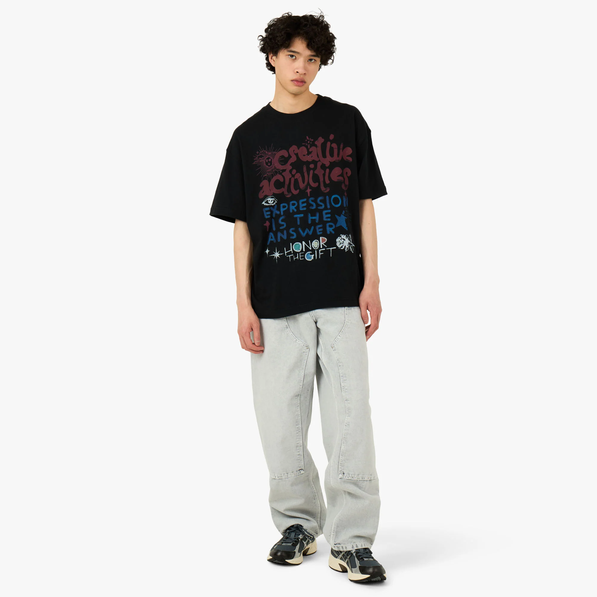 Honor The Gift Creative Activities T-Shirt / Black - Image 6