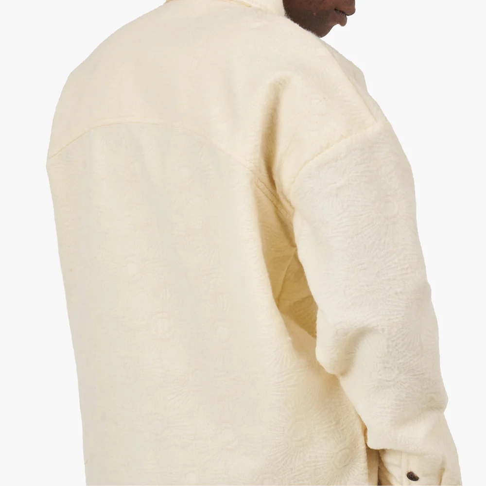 Honor The Gift Floral Cover Shirt / Cream - Image 5