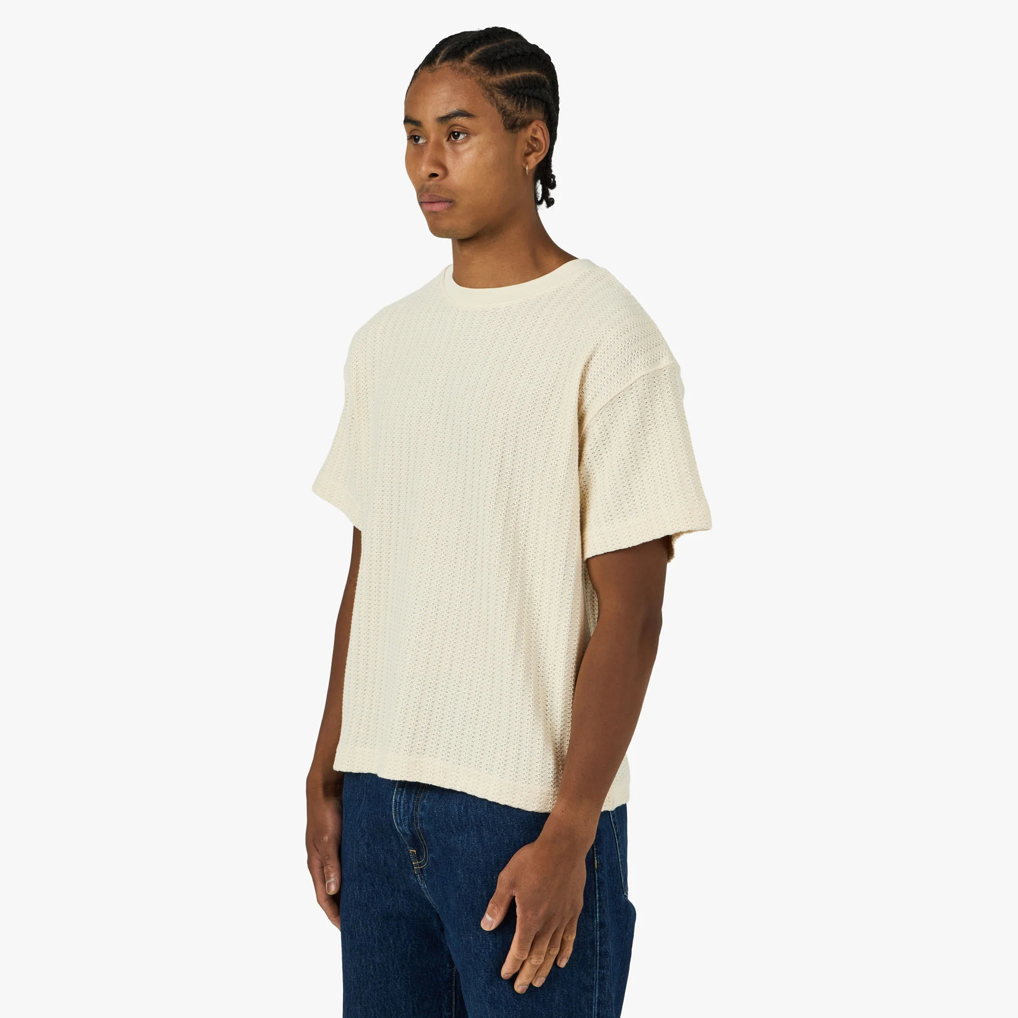 Honor The Gift Knit Standard T-Shirt Bone - Image 2
