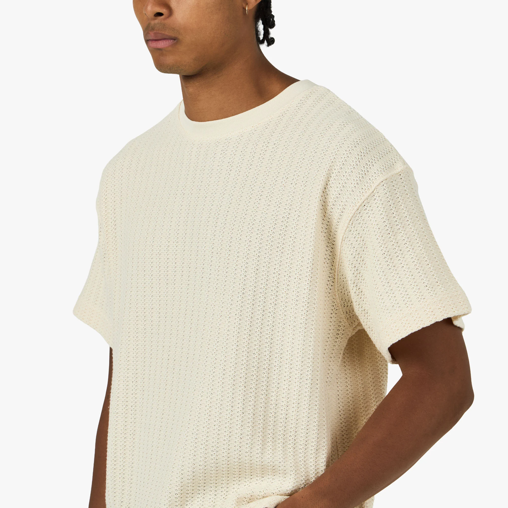 Honor The Gift Knit Standard T-Shirt Bone - Image 4