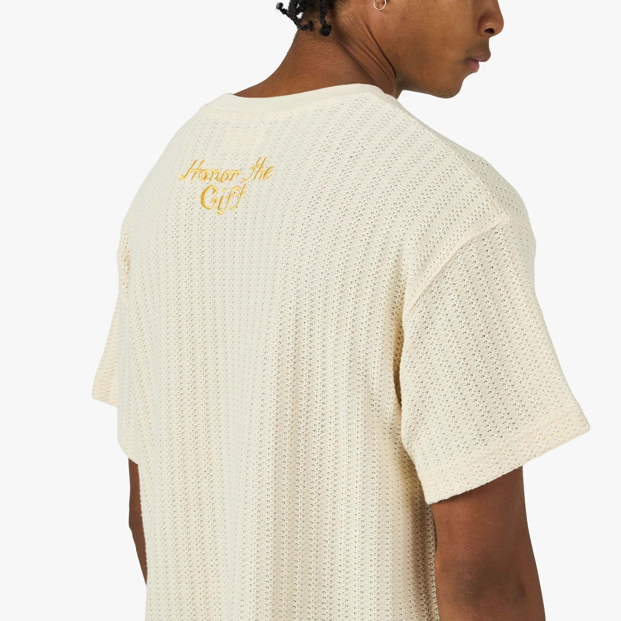 Honor The Gift Knit Standard T-Shirt Bone - Image 5