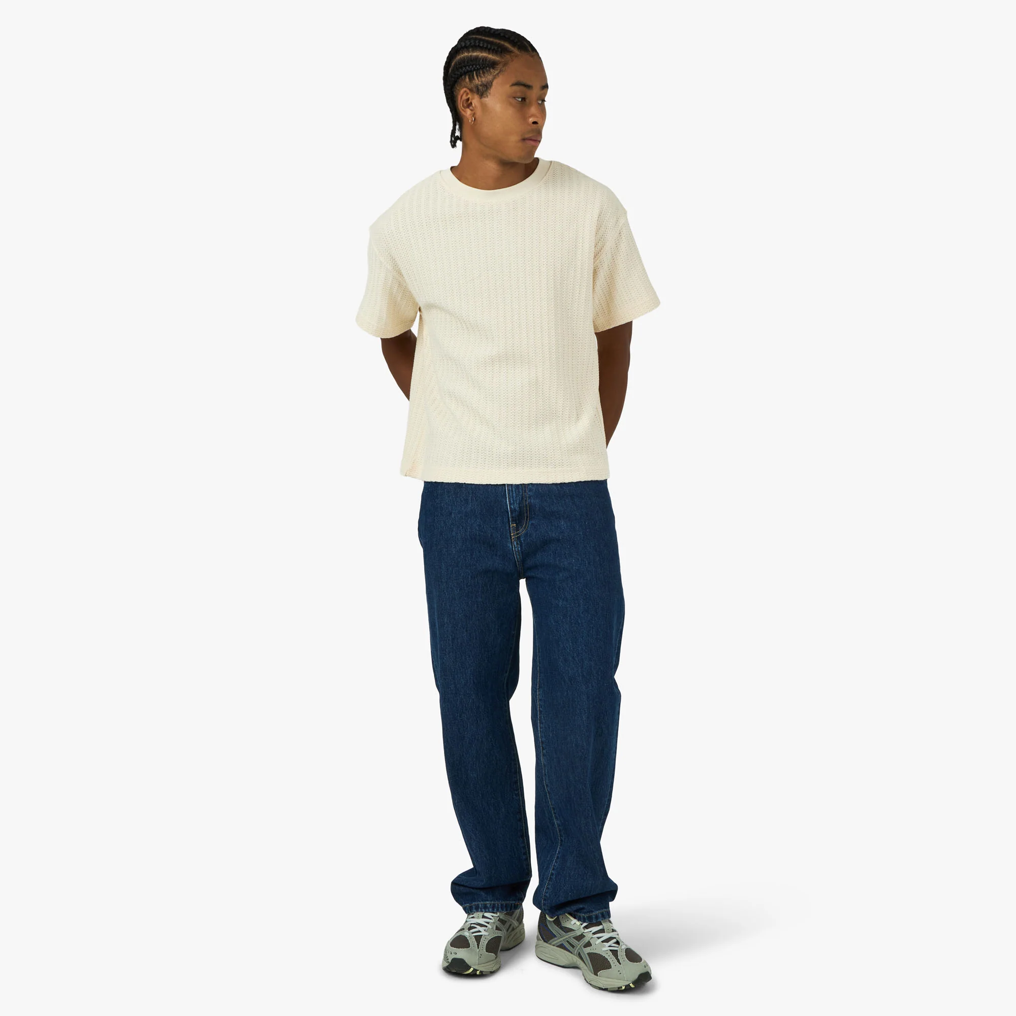 Honor The Gift Knit Standard T-Shirt Bone - Image 6