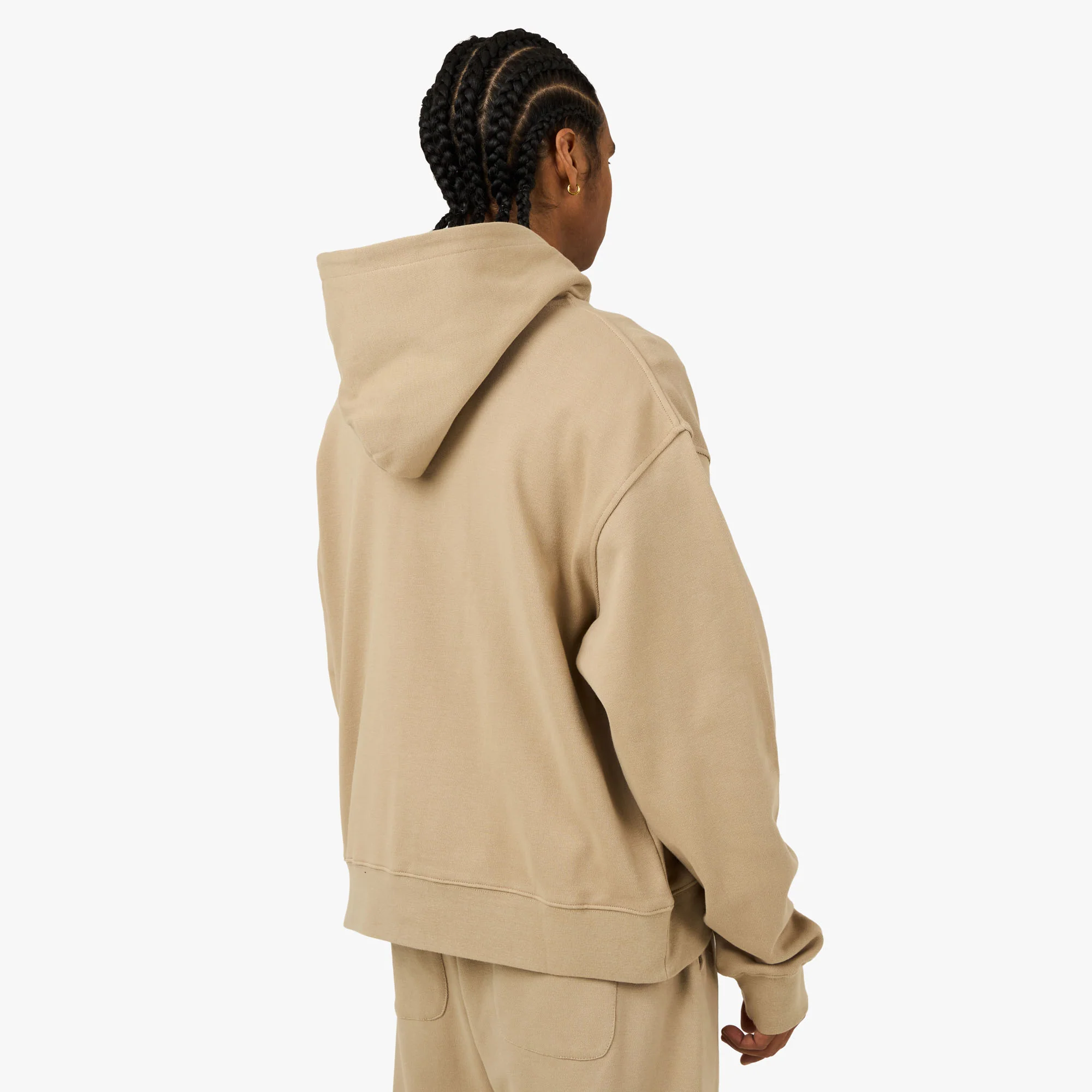 Honor The Gift Reverse Hoodie Pebble - Image 3