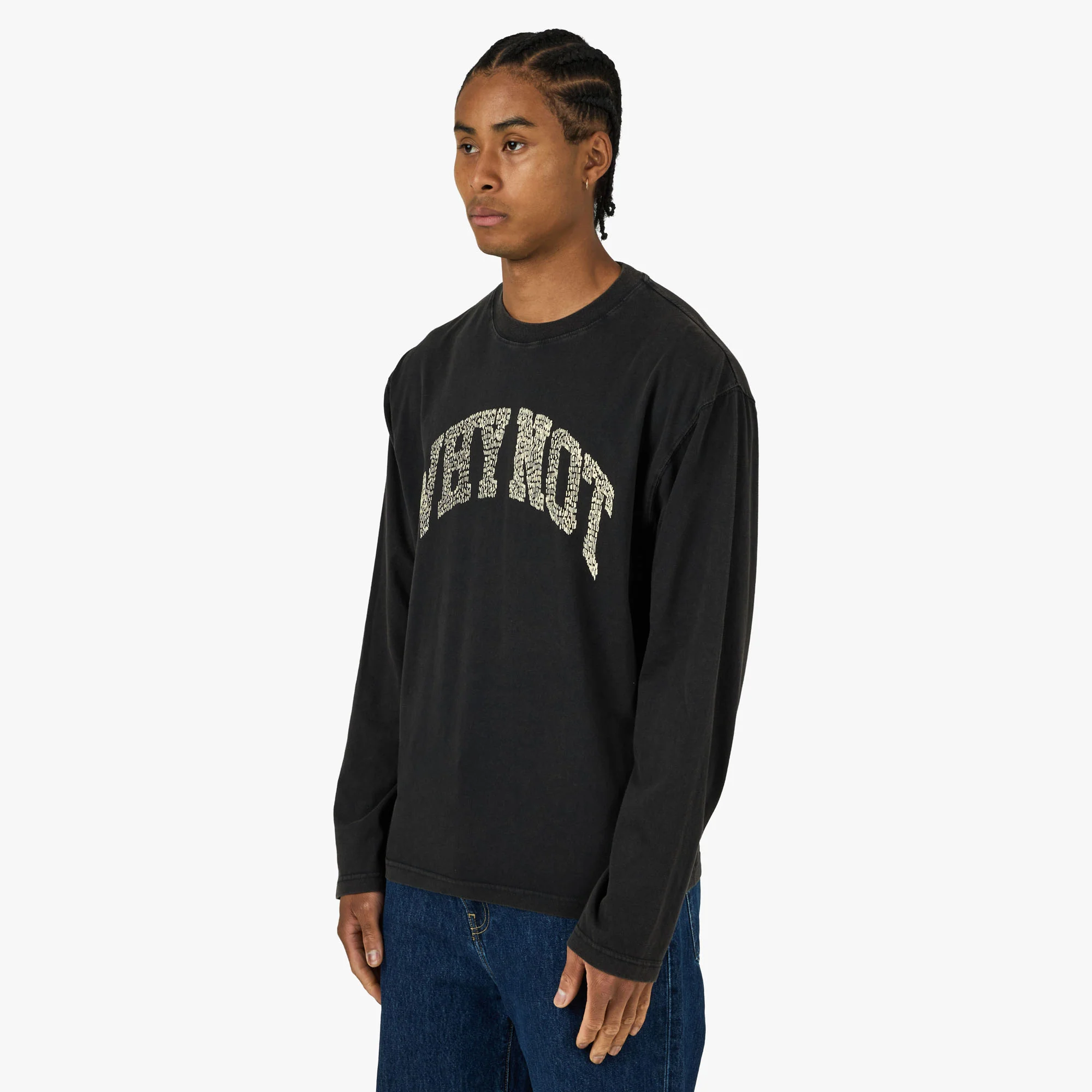 Honor The Gift Why Not Longsleeve Black - Image 2