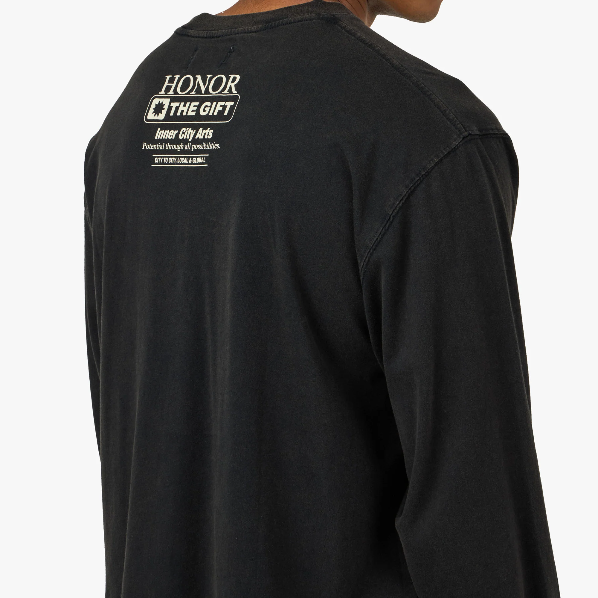 Honor The Gift Why Not Longsleeve Black - Image 5
