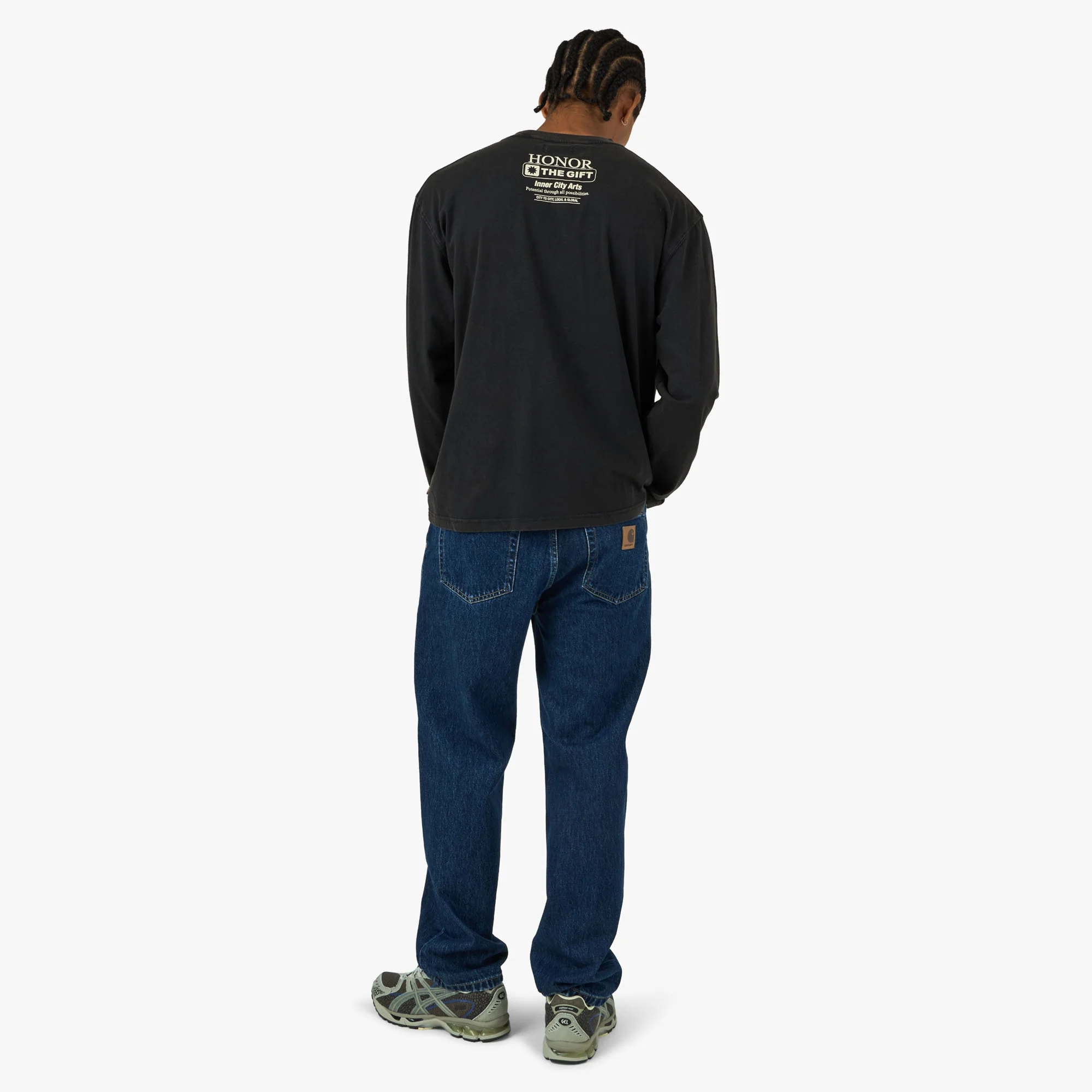 Honor The Gift Why Not Longsleeve Black - Image 7