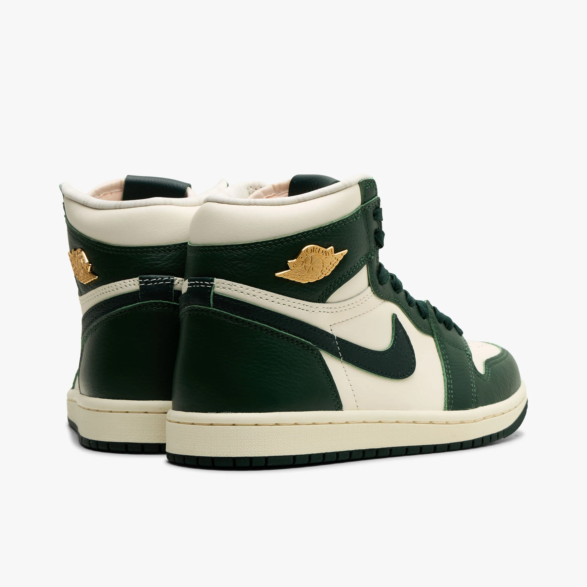 Jordan Women's 1 Retro High OG Pale Ivory / Pro Green - Image 4
