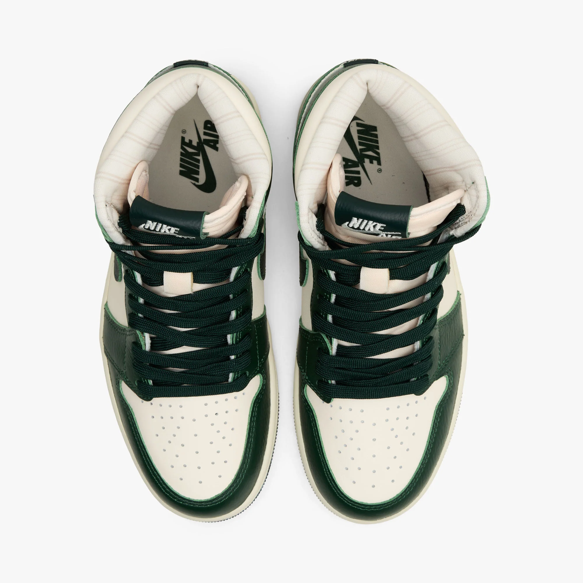 Jordan Women's 1 Retro High OG Pale Ivory / Pro Green - Image 5