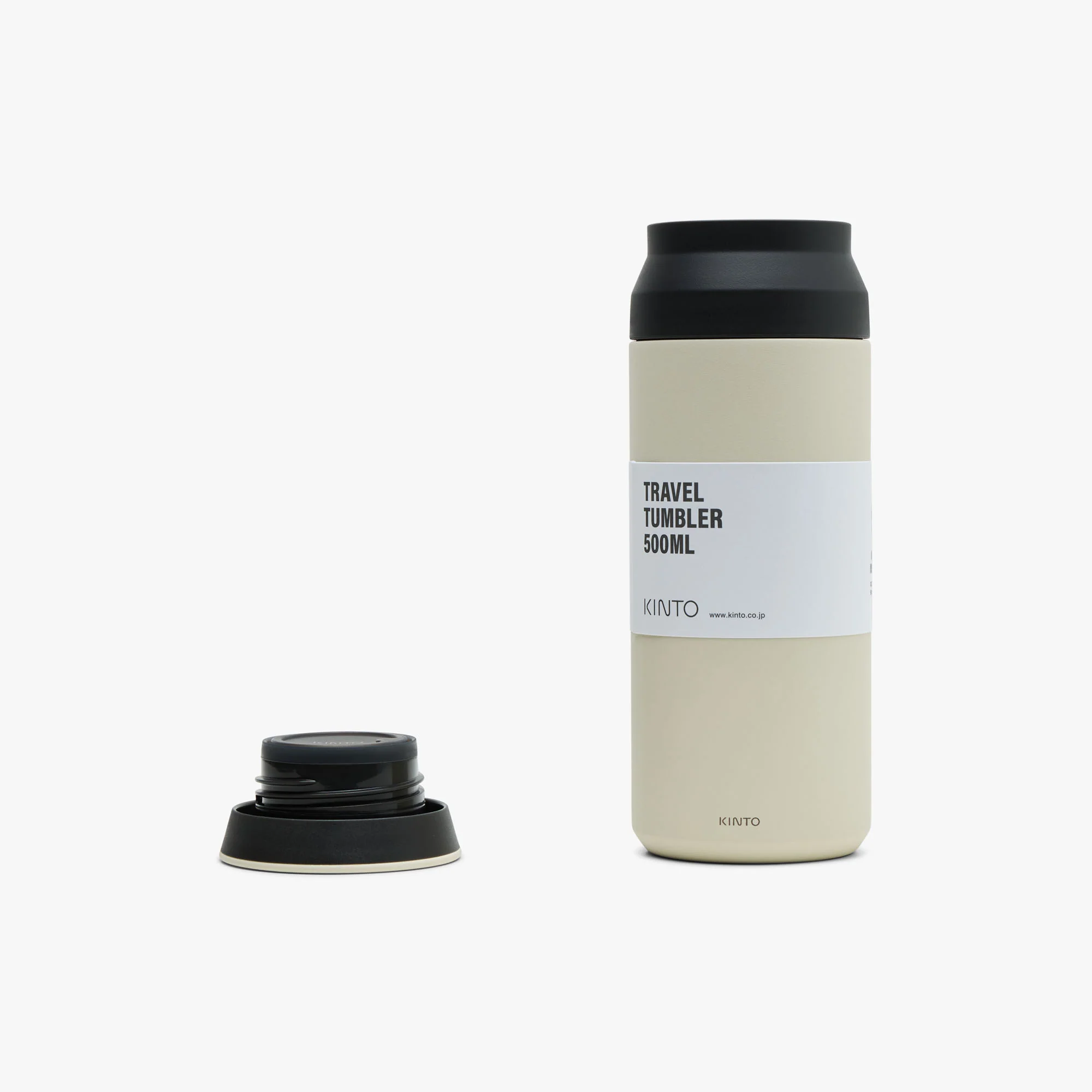 Kinto Travel Tumbler 500ml / White - Image 4