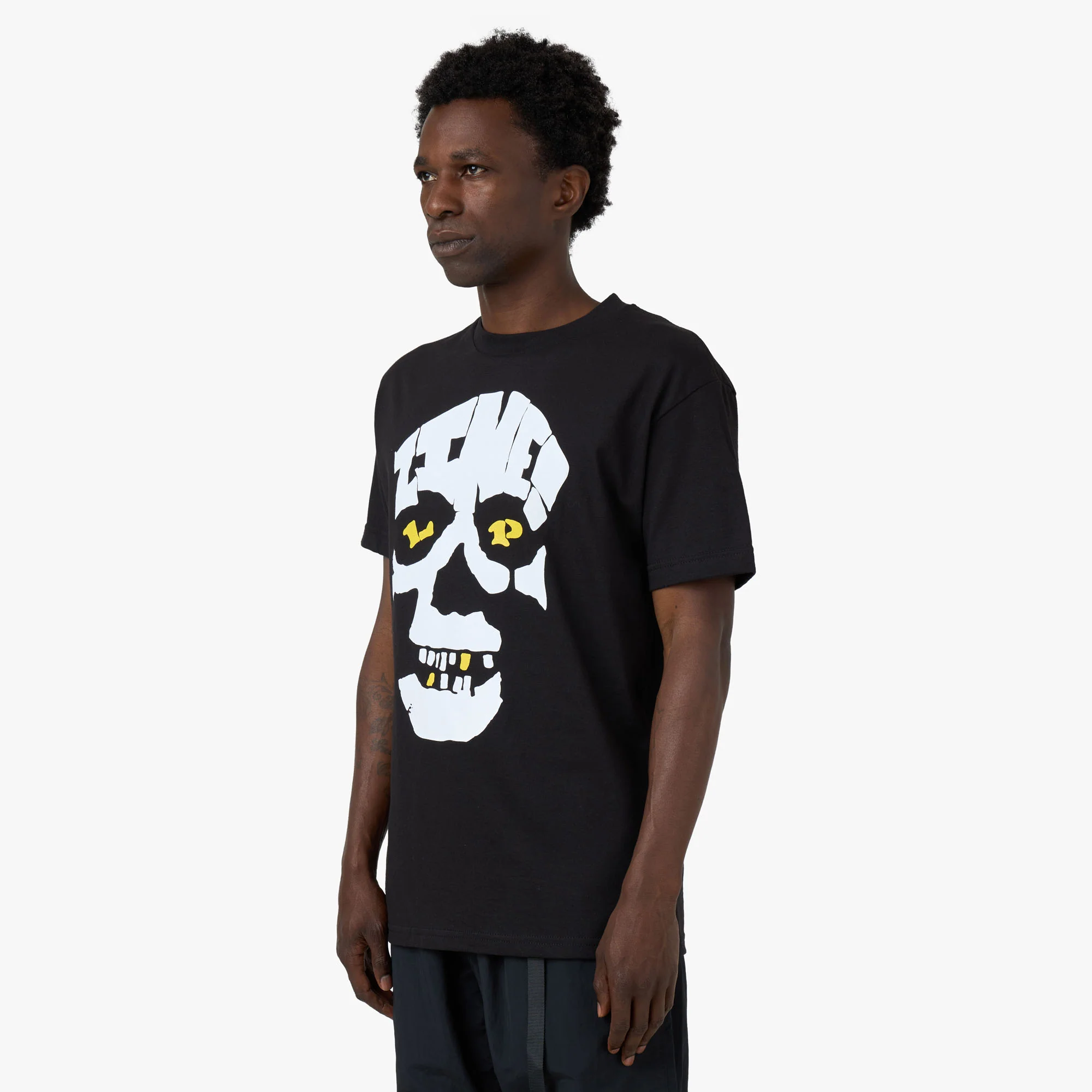 Lilypad Zinnes T-Shirt Black - Image 2