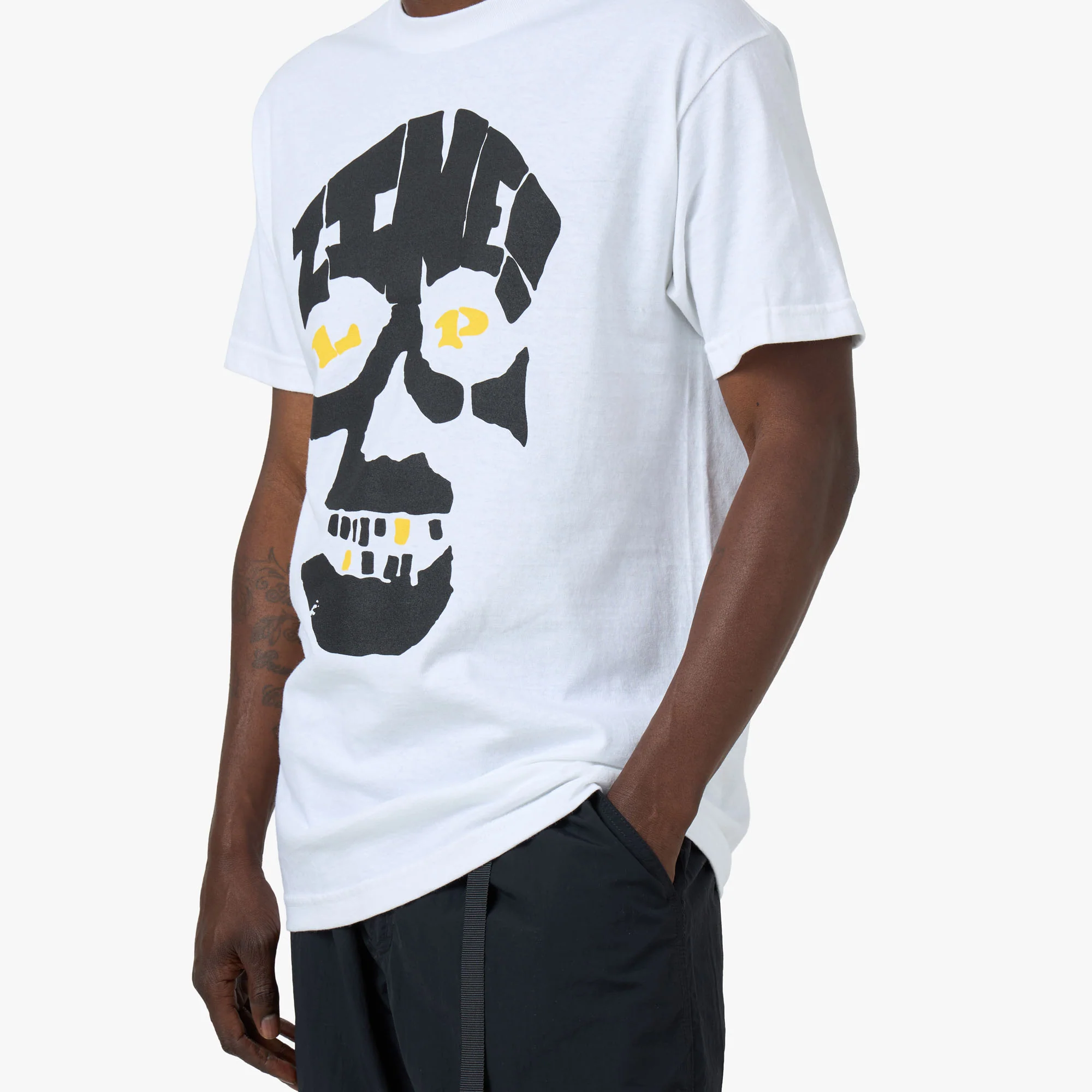 Lilypad Zinnes T-Shirt White - Image 4
