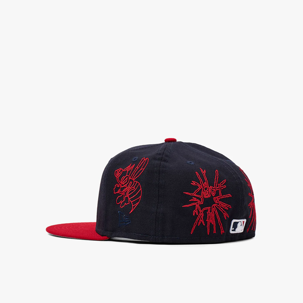 Livestock x New Era Atlanta Braves 59FIFTY Hat / Navy - Image 4