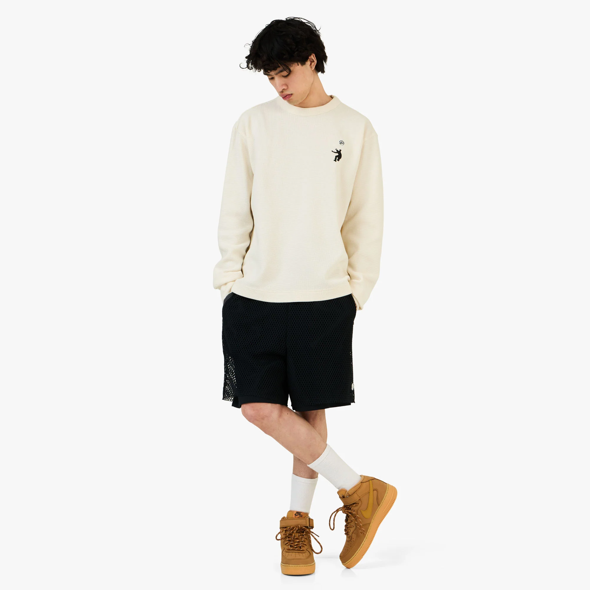 Jordan x Union x Fragment Short Black / Pale Ivory - Image 6