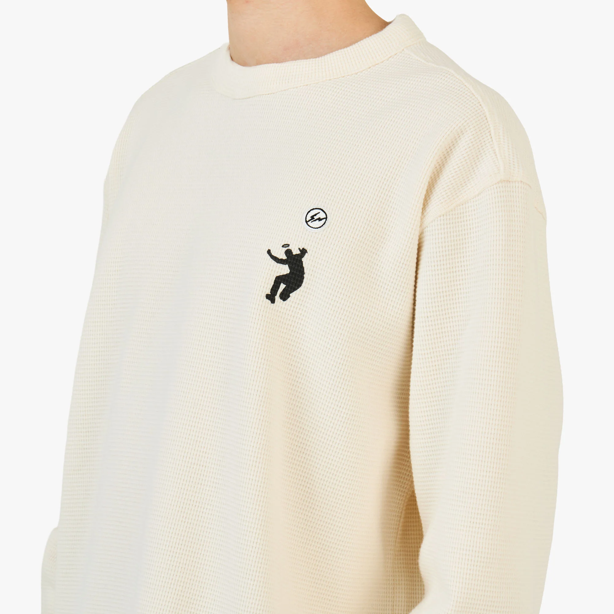 Jordan x Union x Fragment T-Shirt Pale Ivory / Black - Image 4