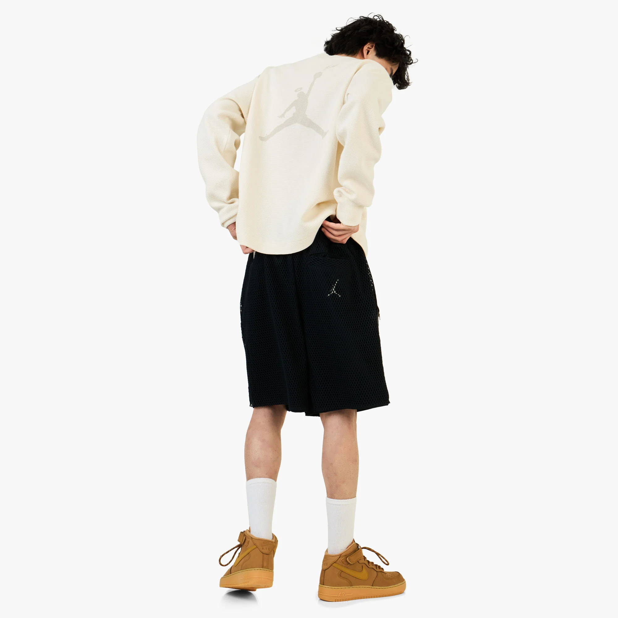 Jordan x Union x Fragment T-Shirt Pale Ivory / Black - Image 7