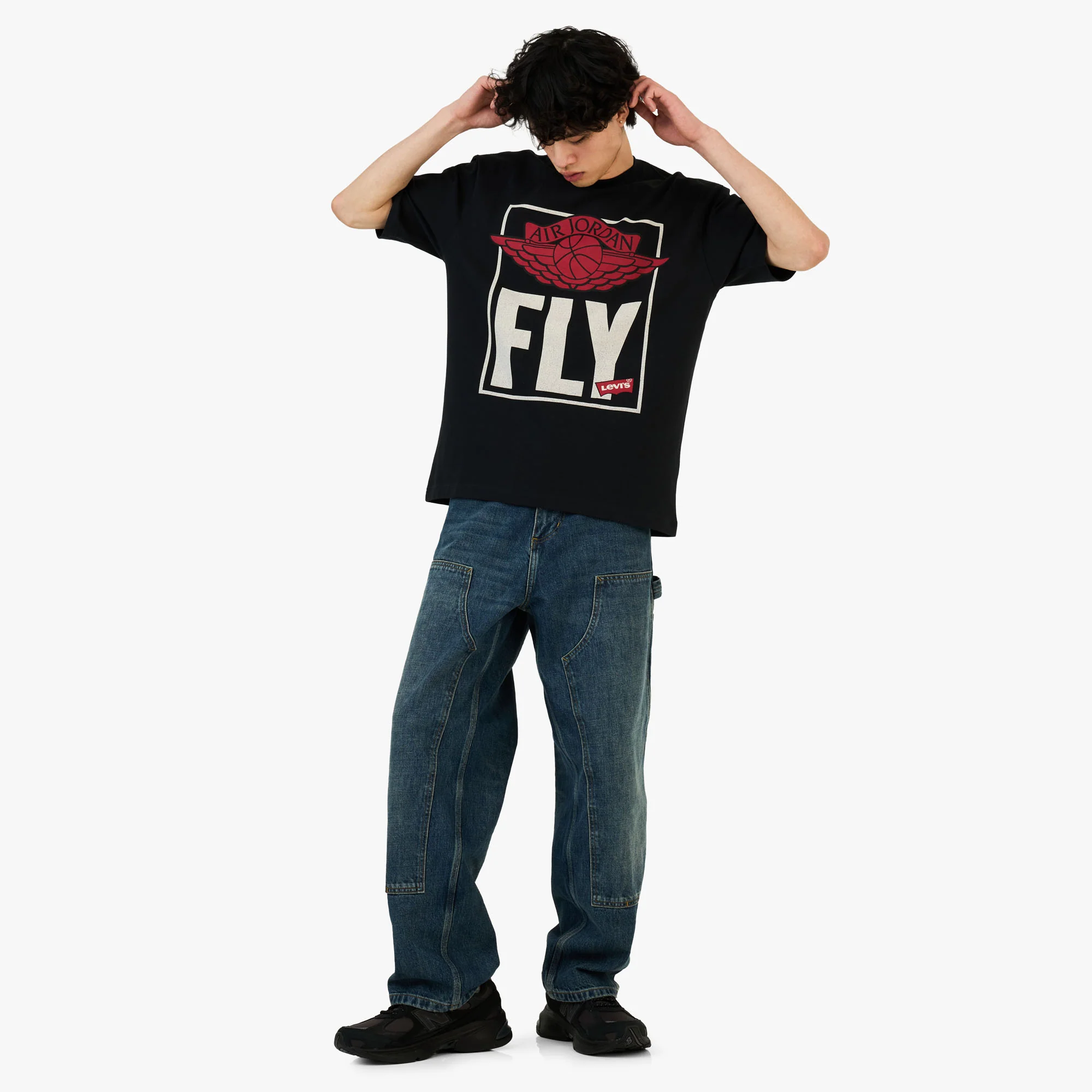Jordan x Levi's T-Shirt / Black - Image 6
