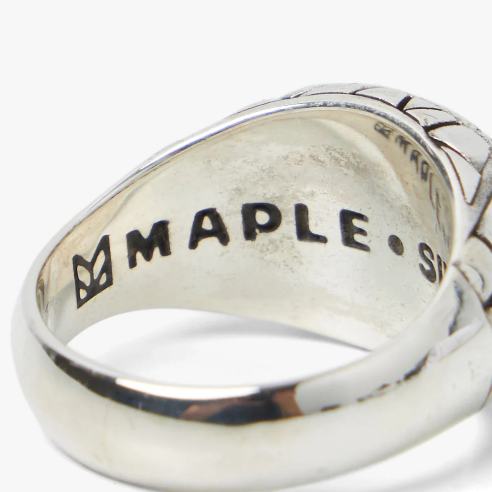 MAPLE Mccourt Signet Ring / Silver .925 - Image 3