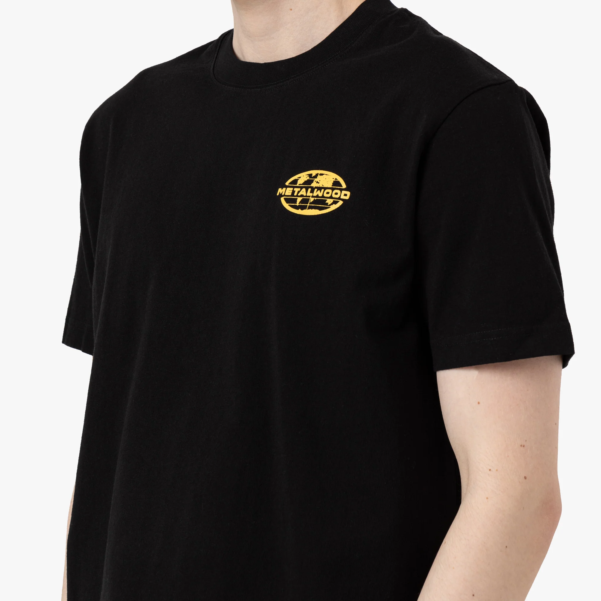 Metalwood 300 Yards T-Shirt / Overdyed Black - Image 5