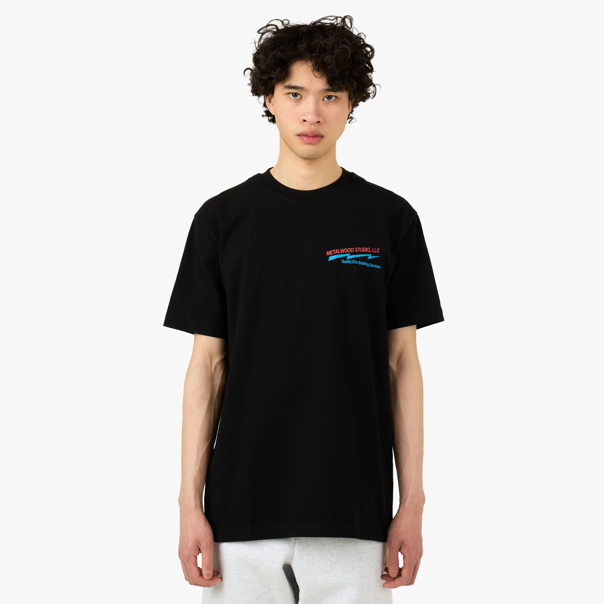 Metalwood Club Building T-Shirt Black - Image 2