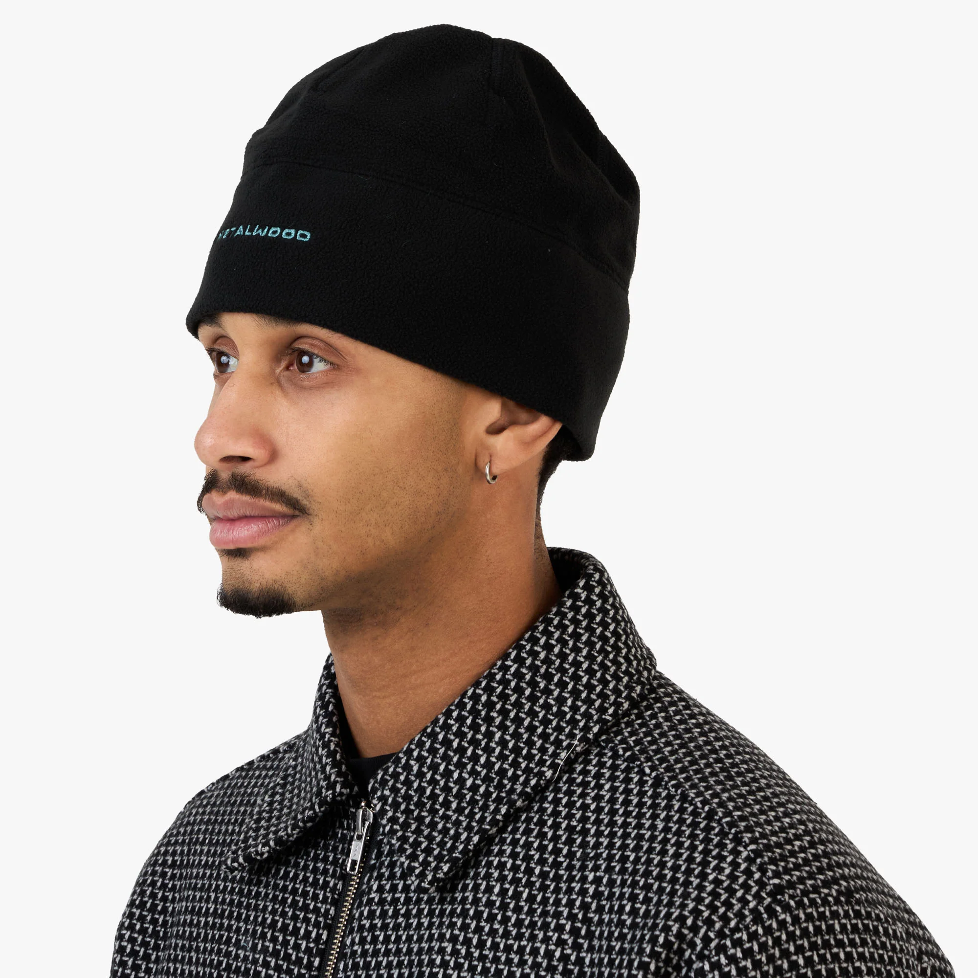 Metalwood Microfleece Skull Cap Black - Image 2