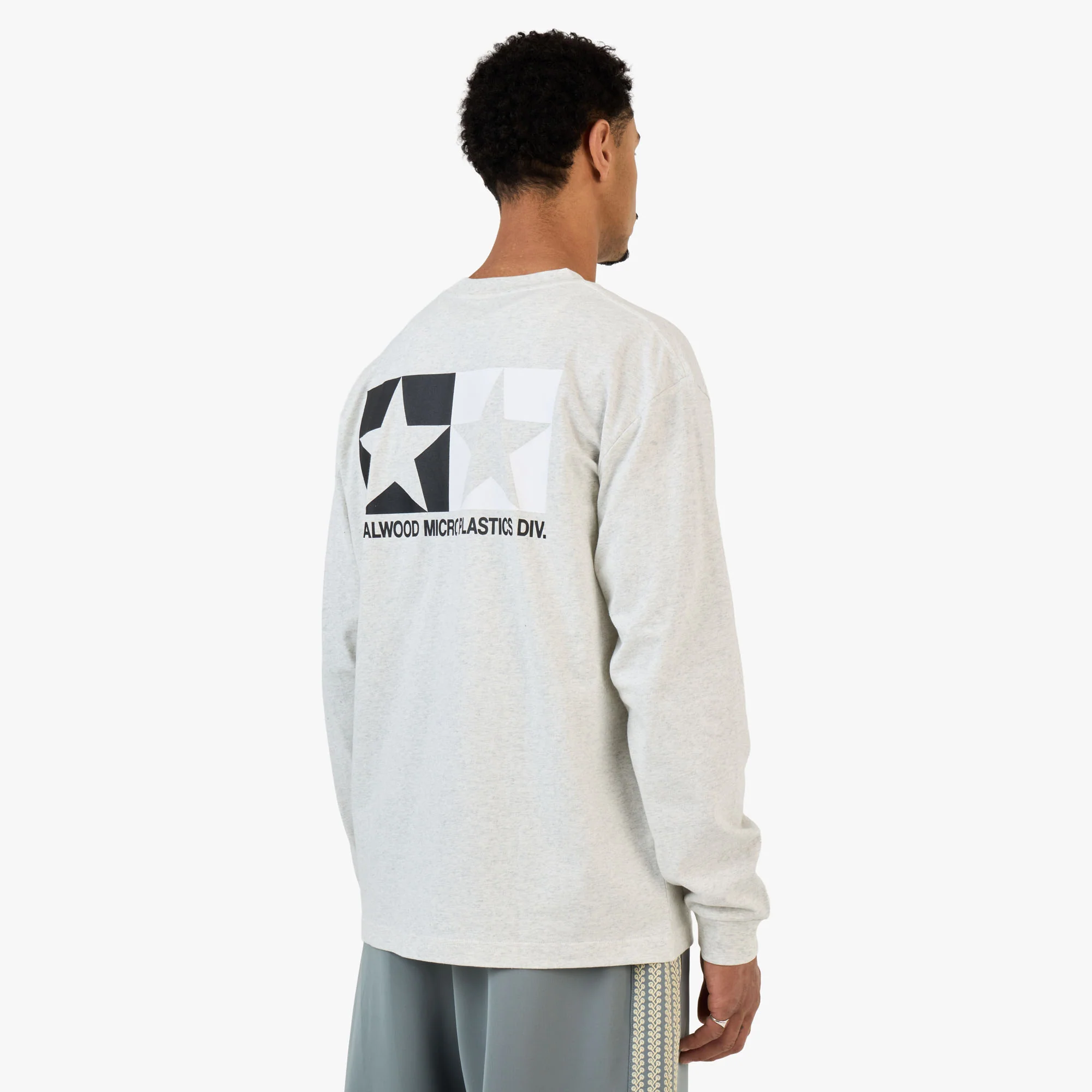 Metalwood Microplastics Longsleeve Heather Grey - Image 3