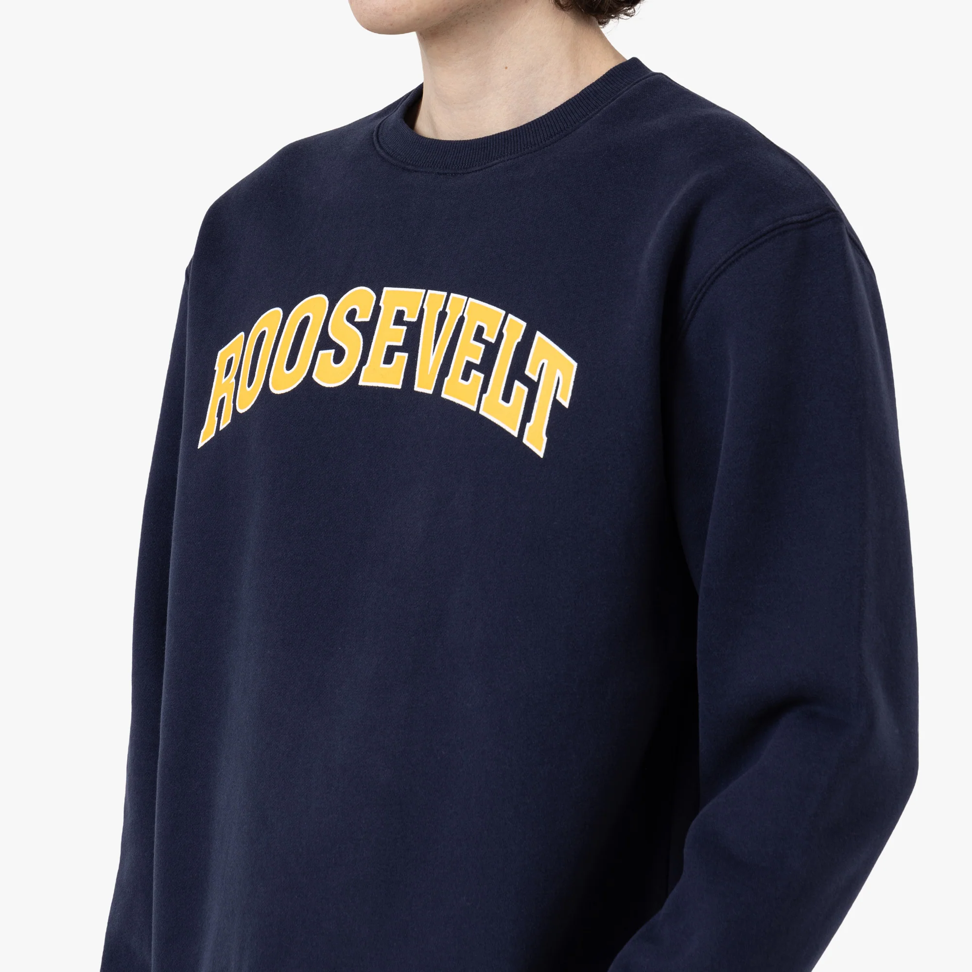 Metalwood Roosevelt Crewneck Sweatshirt / Navy - Image 4