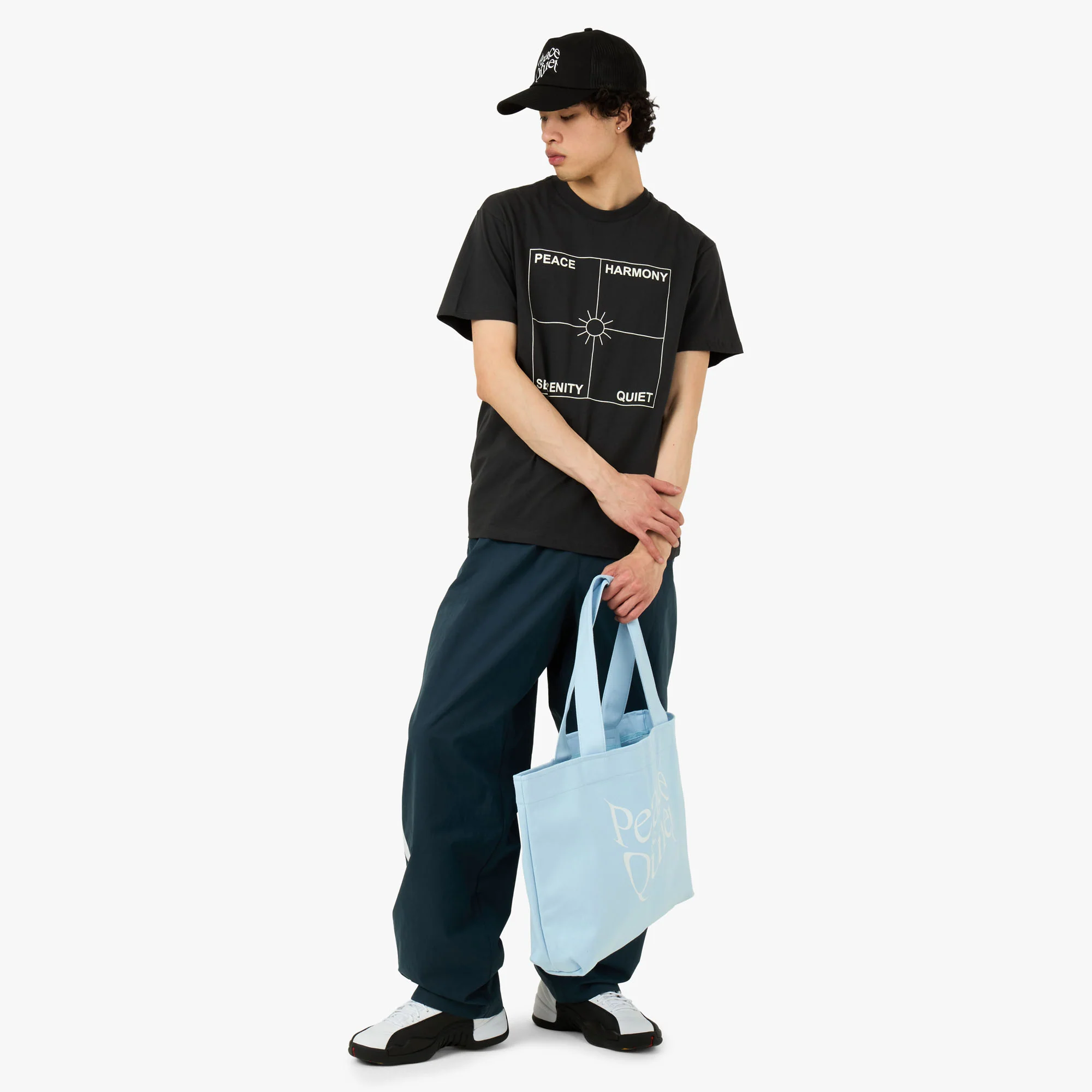 Museum Of Peace & Quiet Four Corners T-Shirt Black - Image 6