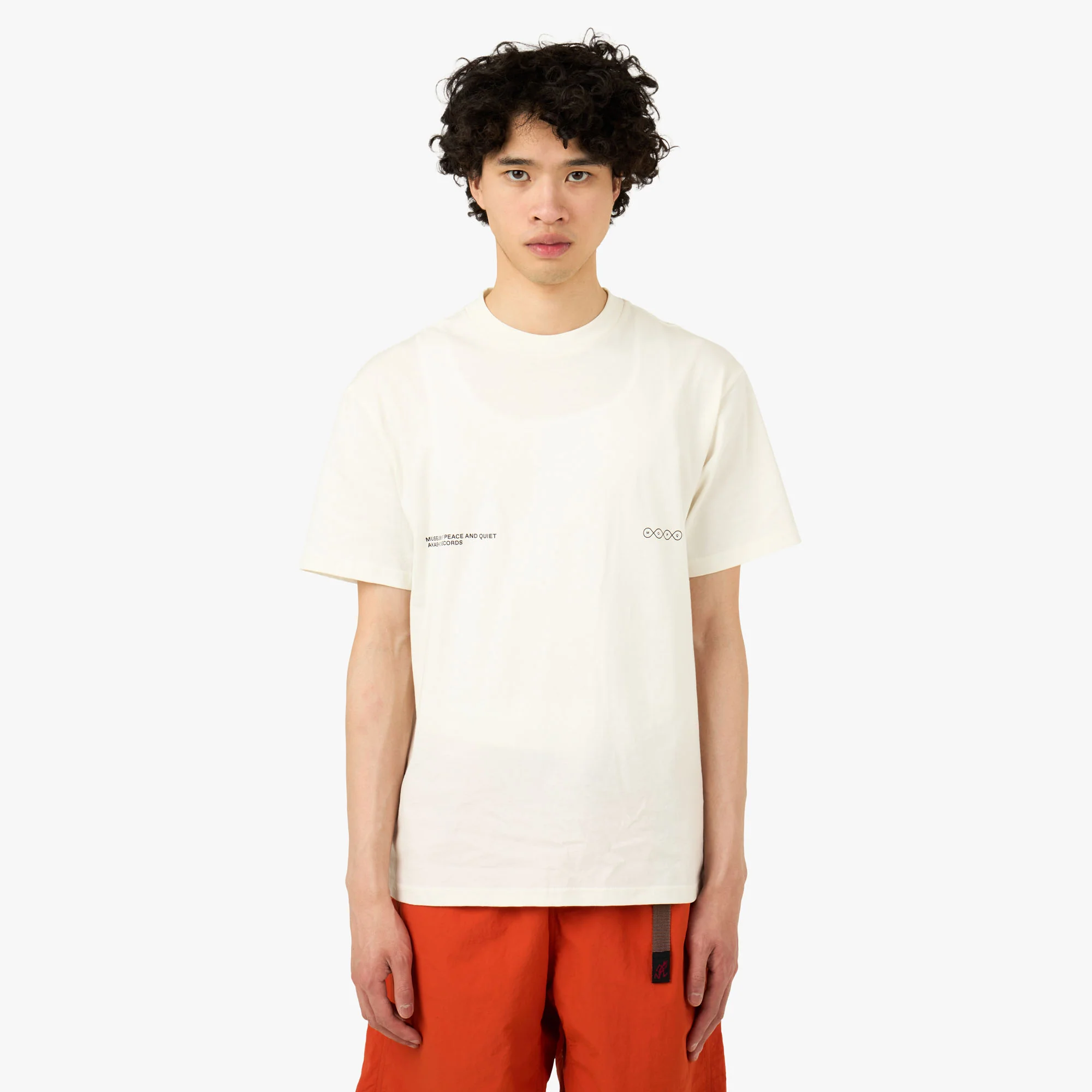 Museum Of Peace & Quiet Sound Waves T-Shirt White