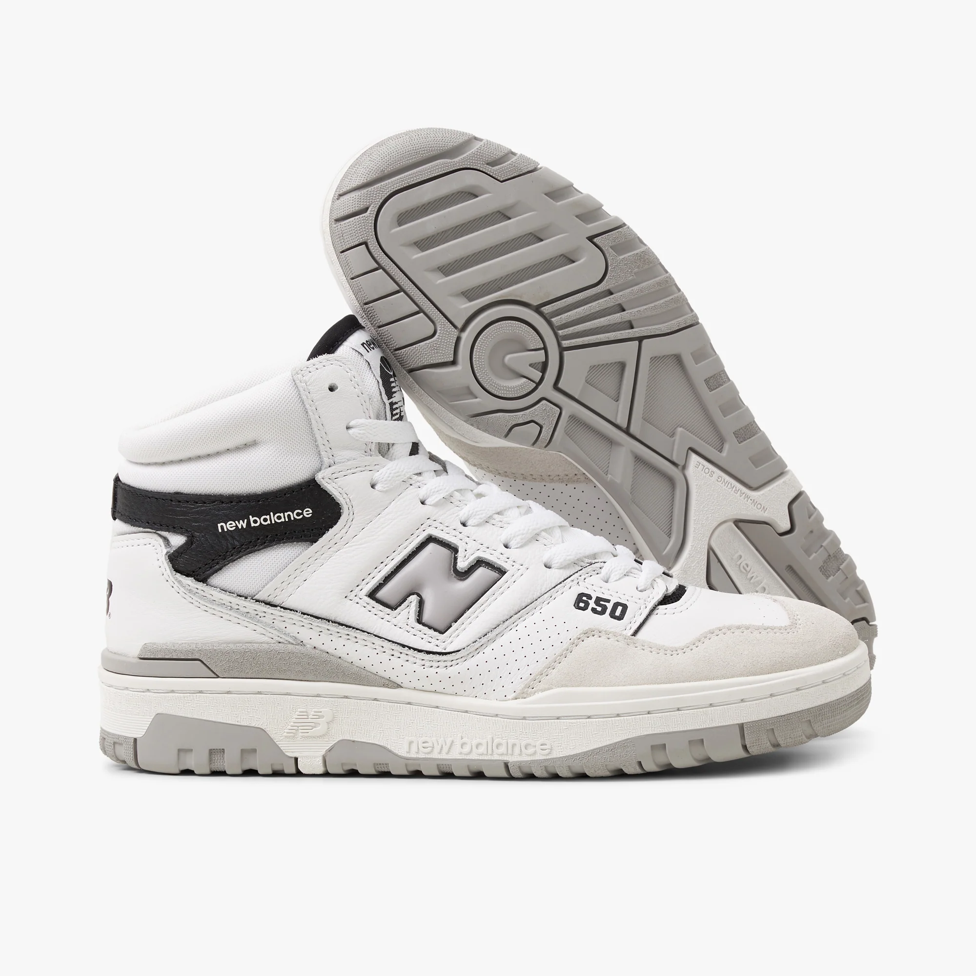 New Balance BB650RWH White / Black - Image 2