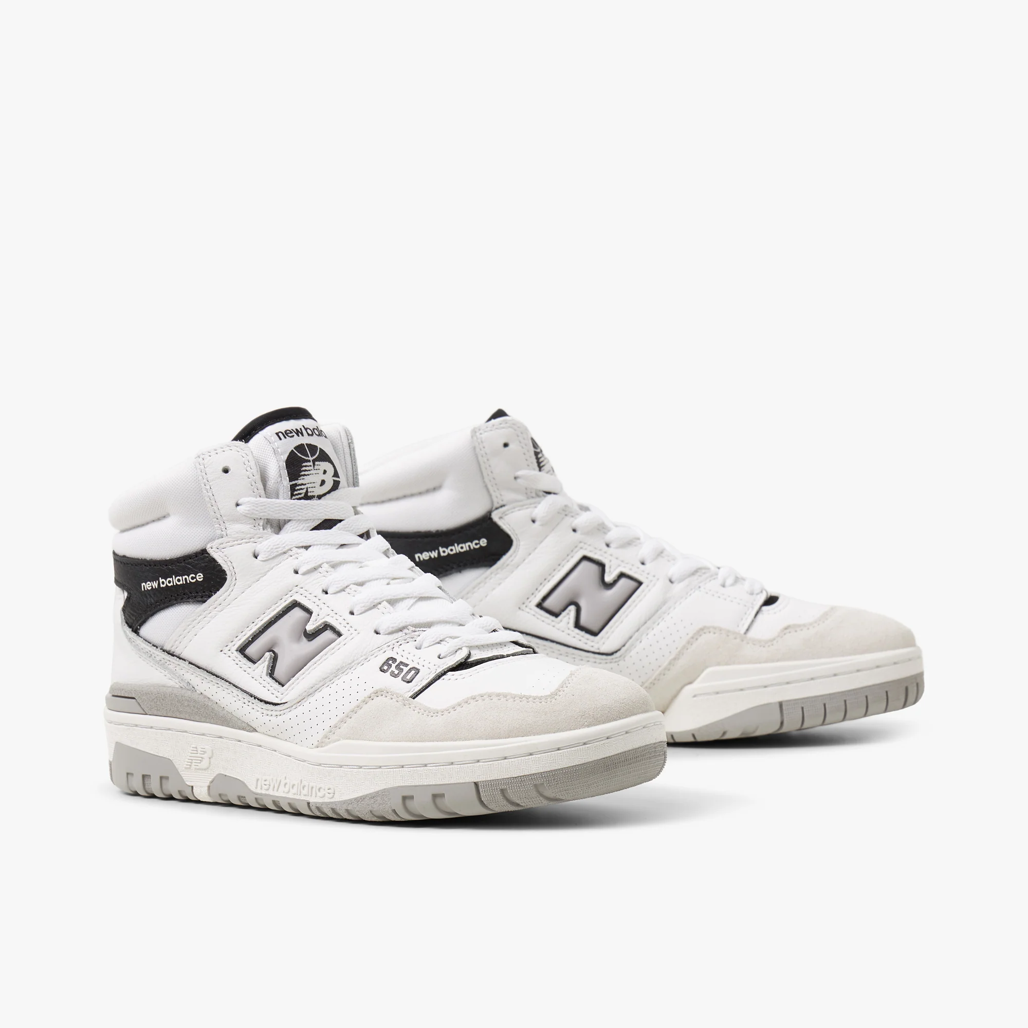 New Balance BB650RWH White / Black - Image 3