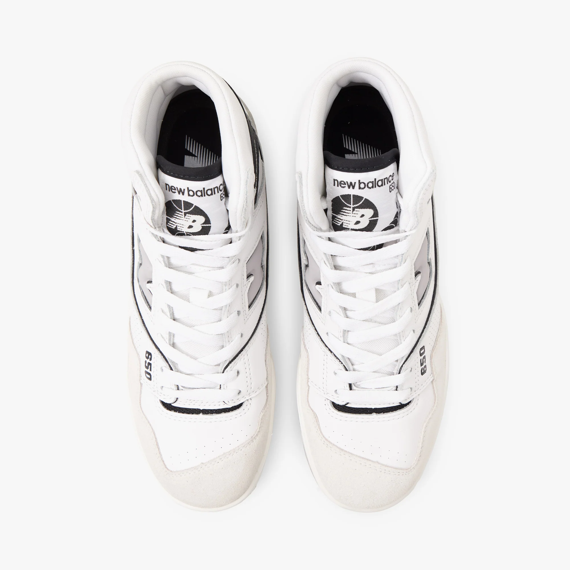 New Balance BB650RWH White / Black - Image 5