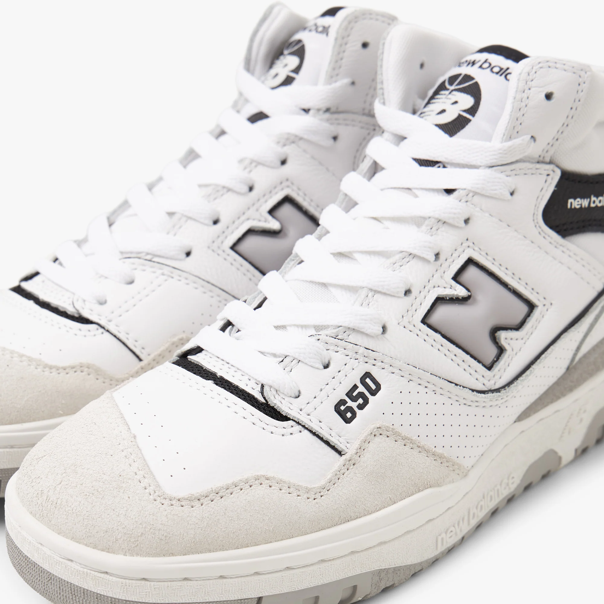 New Balance BB650RWH White / Black - Image 7