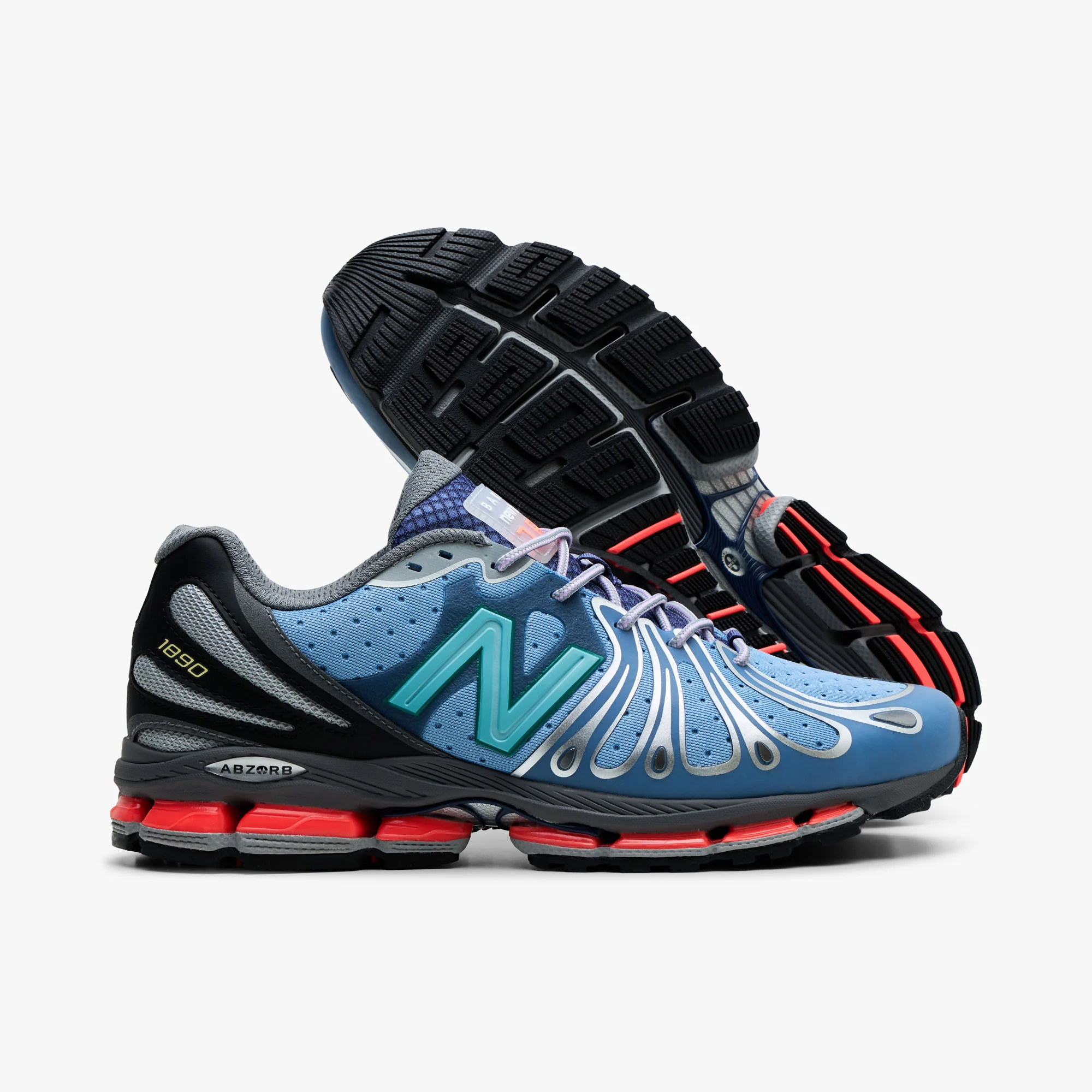 New Balance x Action Bronson Abzorb 1890 Cyborg Tears Blue / Grey - Image 2