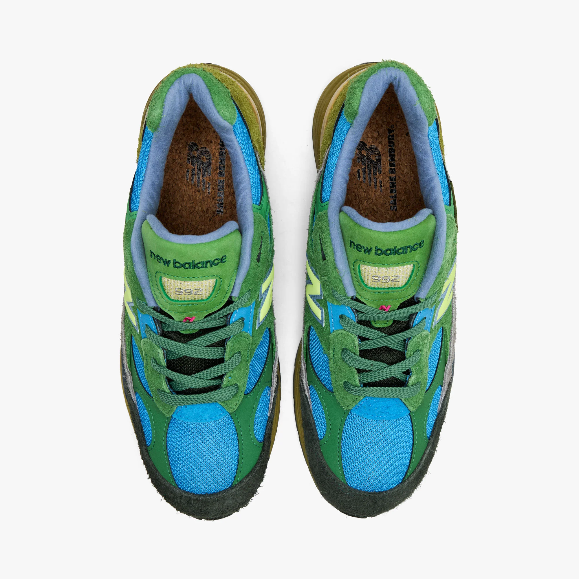 New Balance x Salehe Bembury MiUSA 992 Green / Blue - Image 5