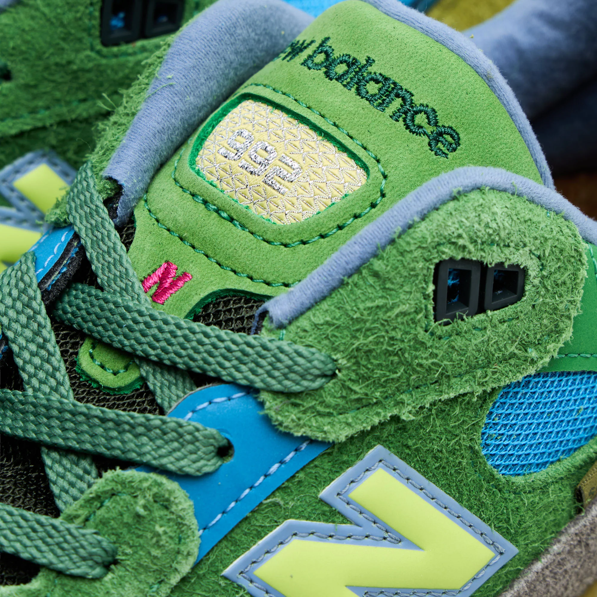 New Balance x Salehe Bembury MiUSA 992 Green / Blue - Image 7