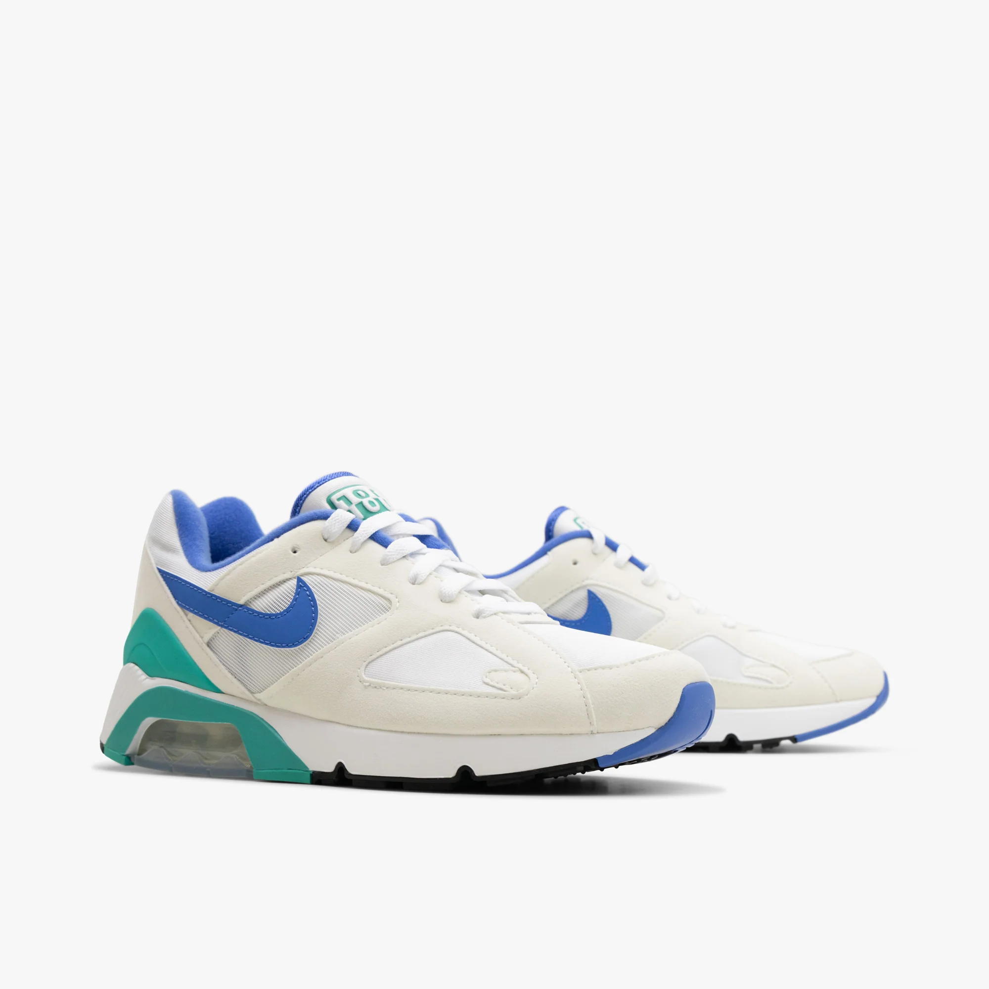 Nike Air 180 White / Medium Blue - Clear Jade II - Image 3