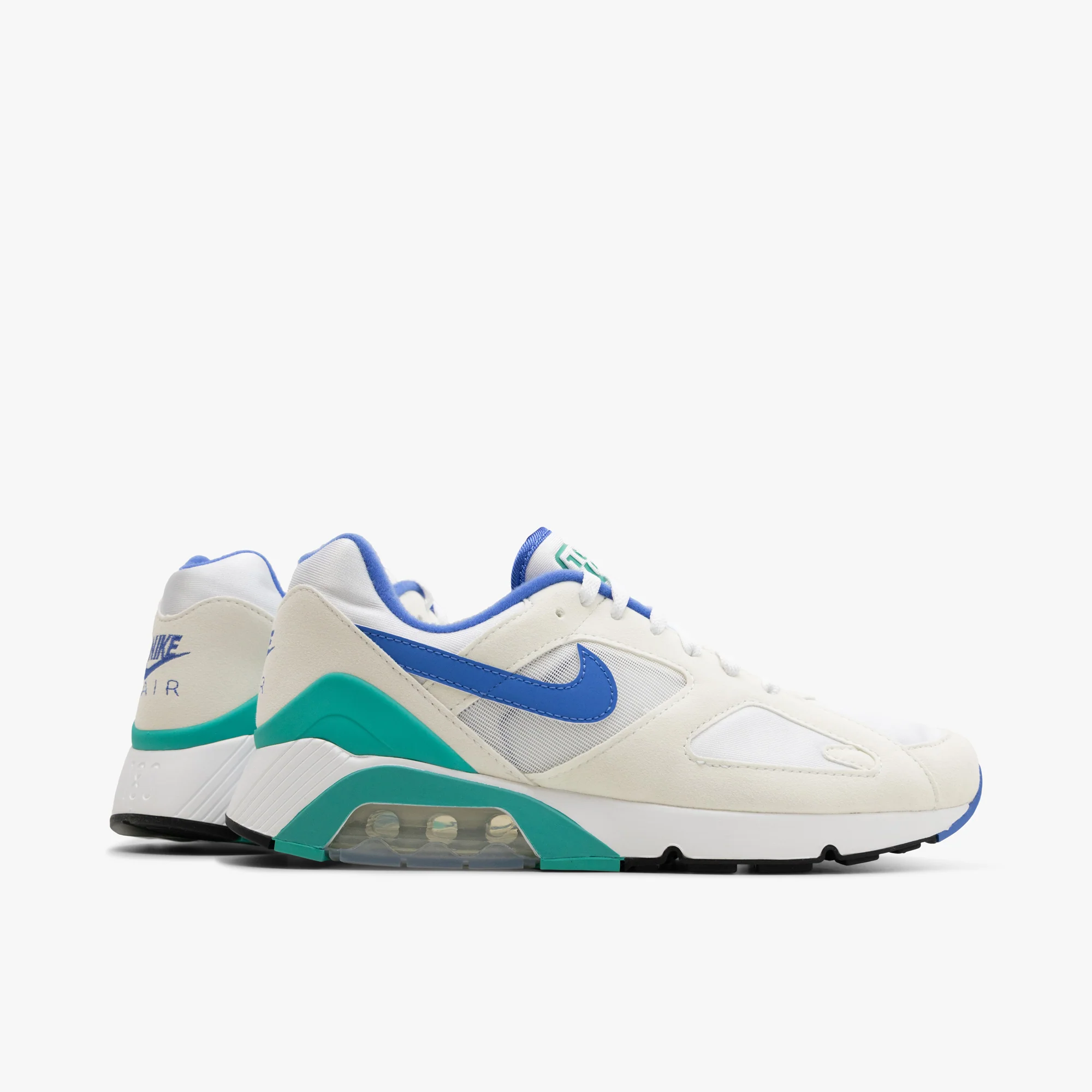 Nike Air 180 White / Medium Blue - Clear Jade II - Image 4