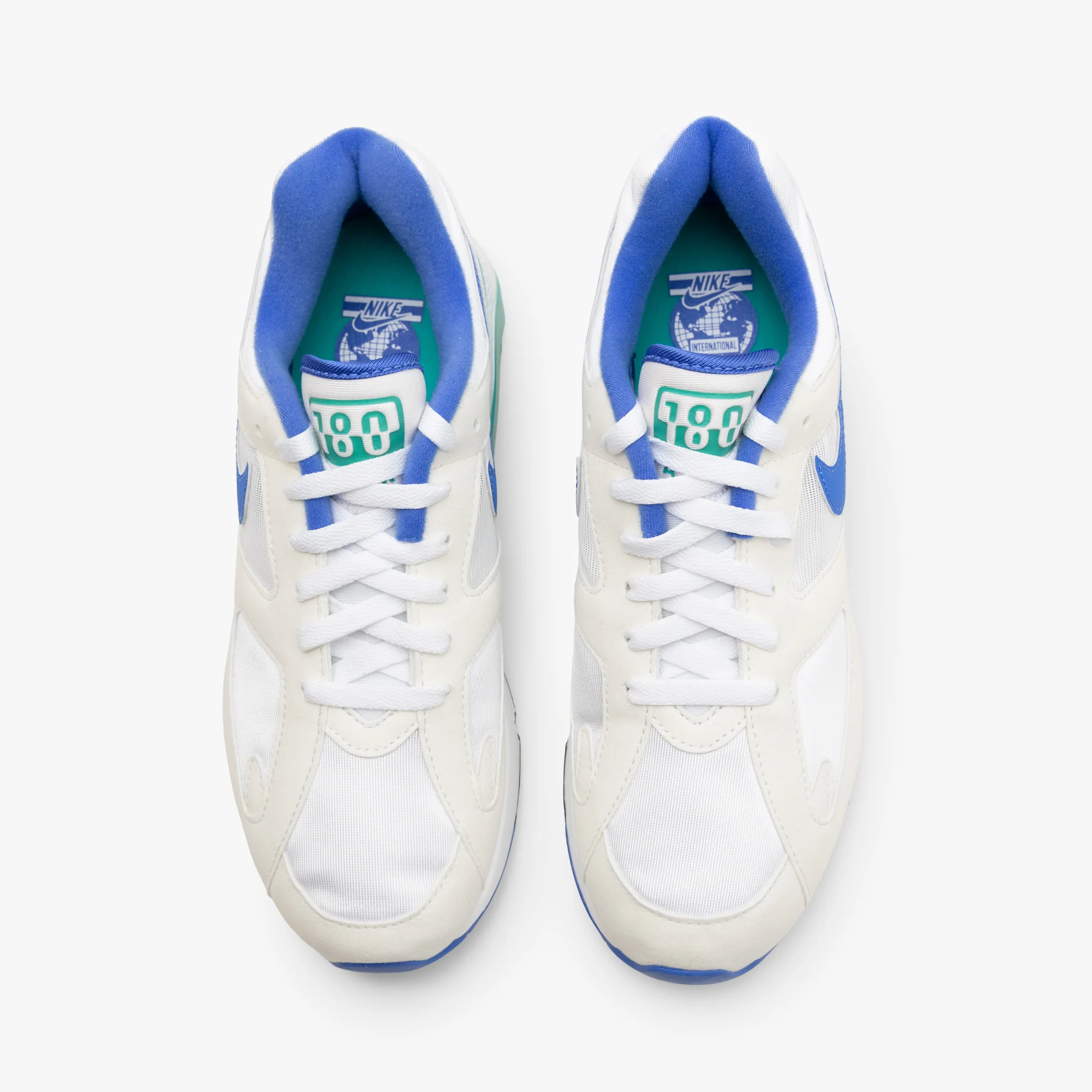 Nike Air 180 White / Medium Blue - Clear Jade II - Image 5