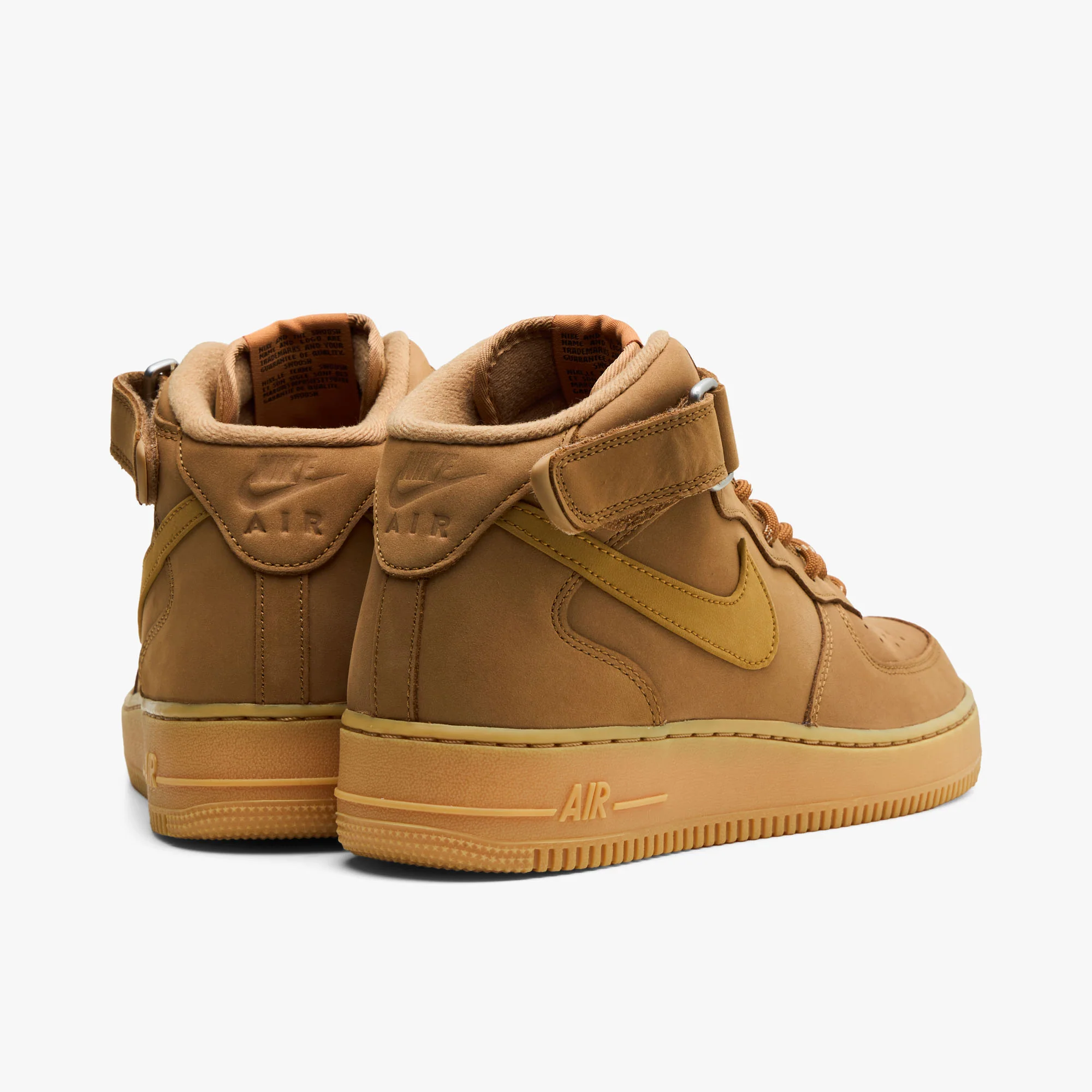 Nike Air Force 1 Mid '07 Flax / Wheat – Gum Light Brown - Image 4