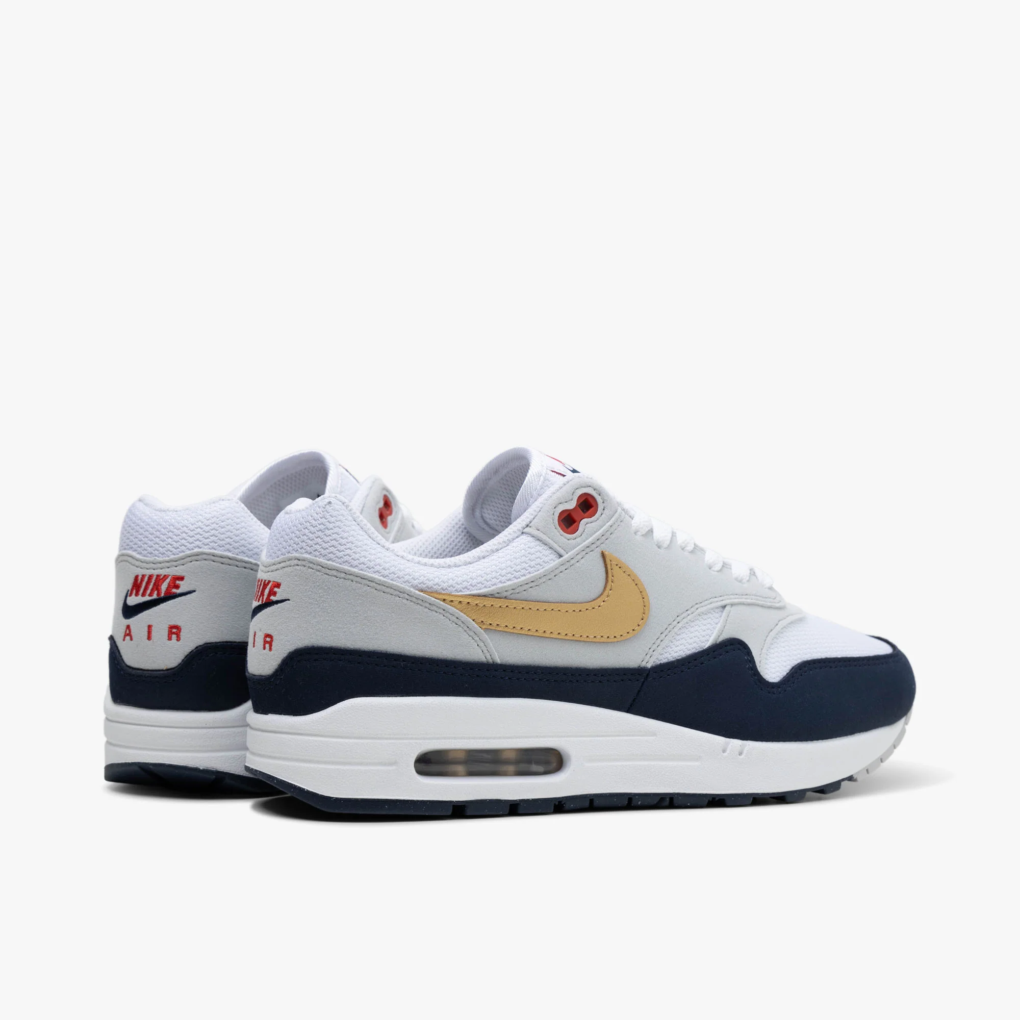 Nike Air Max 1 Obsidian / Metallic Gold - White - Image 4