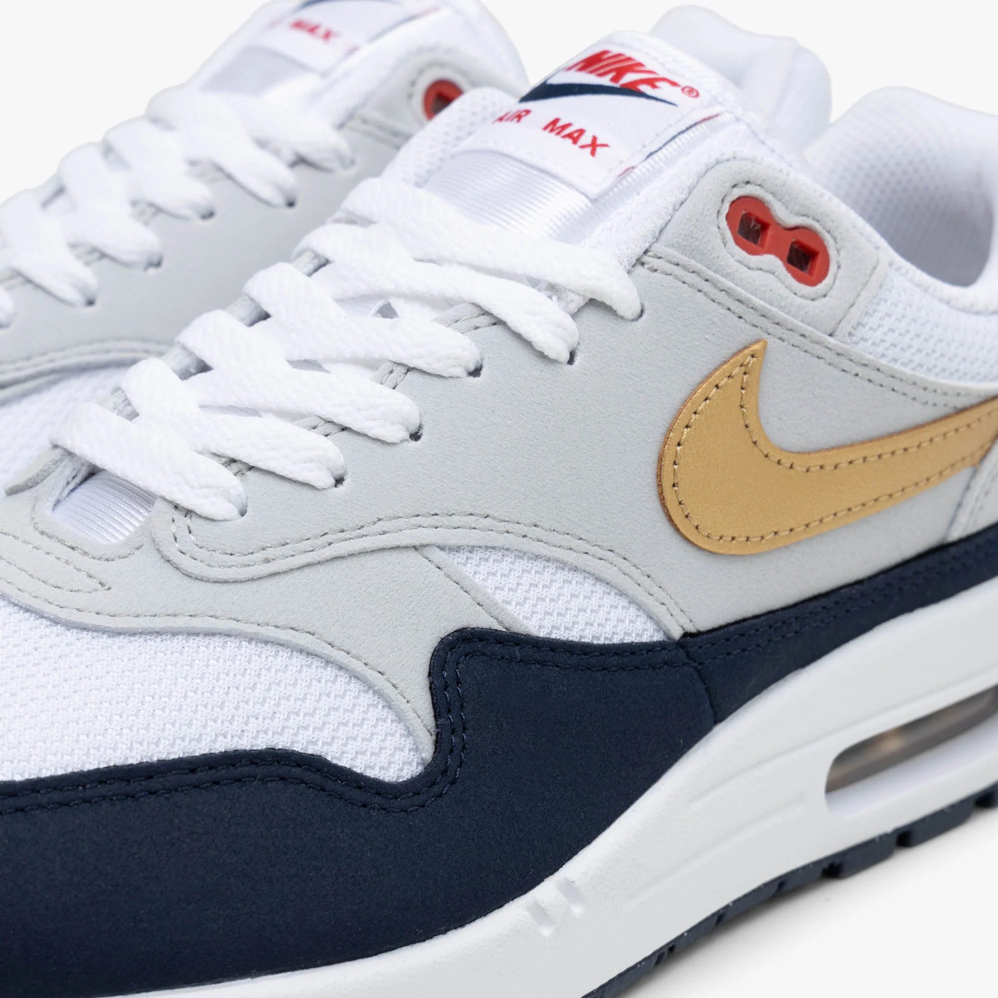 Nike Air Max 1 Obsidian / Metallic Gold - White - Image 6