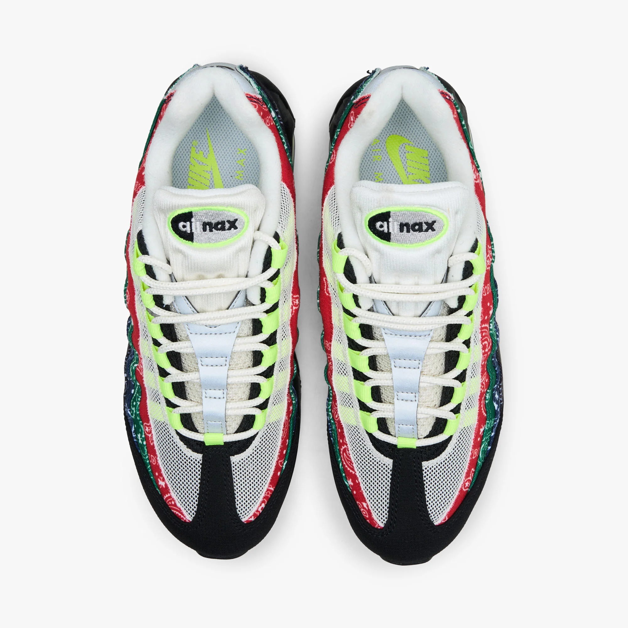 Nike Air Max 95 Big Bubble Sail / Volt - University Red - Image 5
