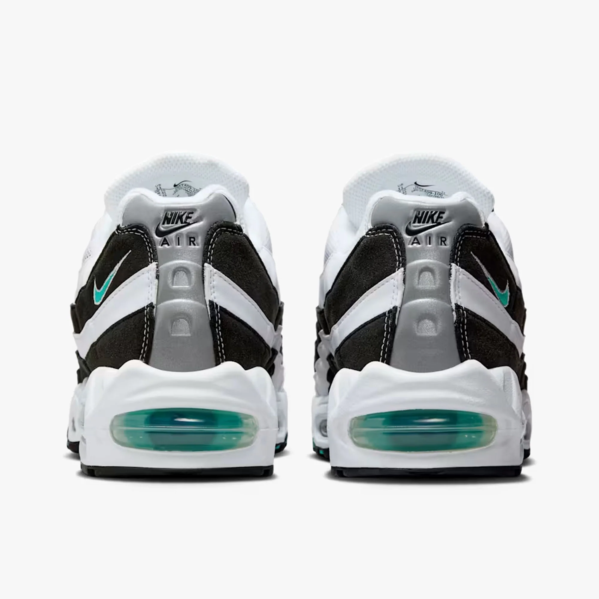 Nike Air Max 95 OG White / Hyper Jade - Black - Image 4