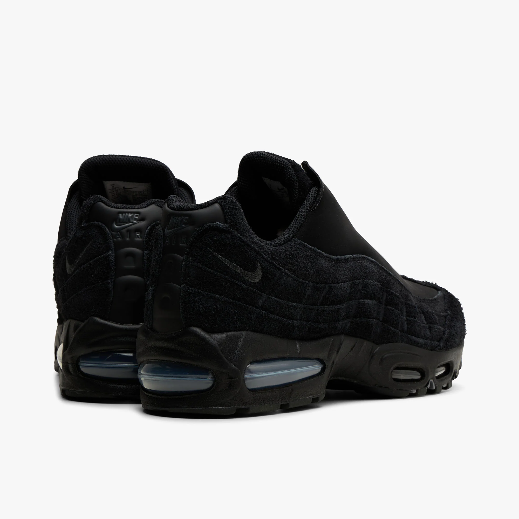Nike Air Max 95 Zip SP Black / Anthracite - Metallic Cool Grey - Image 4
