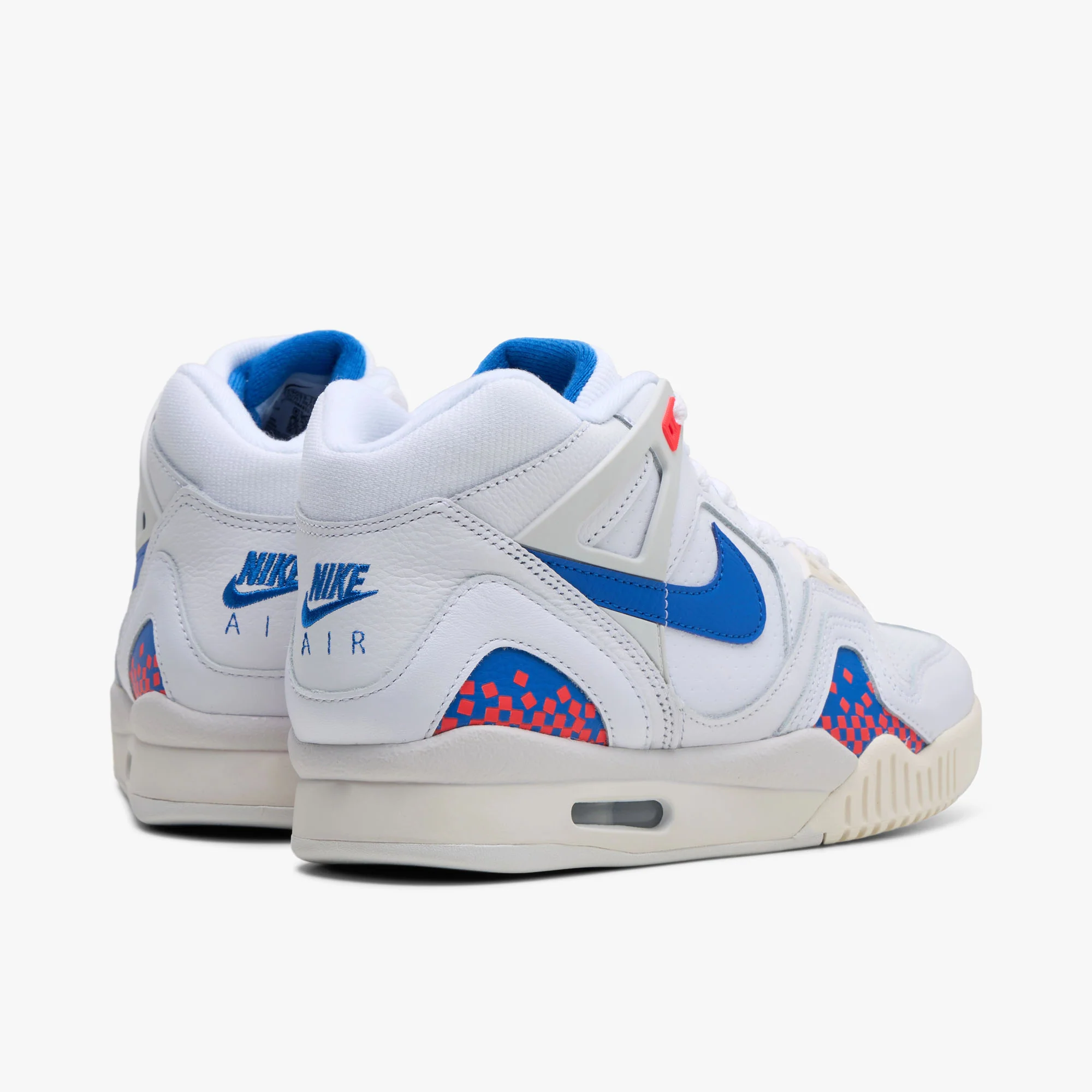 Nike Air Tech Challenge II White / Royal Blue - Laser Crimson - Image 4