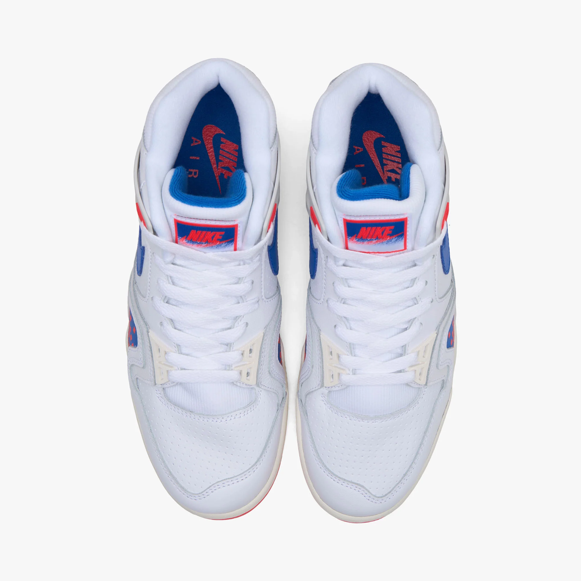 Nike Air Tech Challenge II White / Royal Blue - Laser Crimson - Image 5