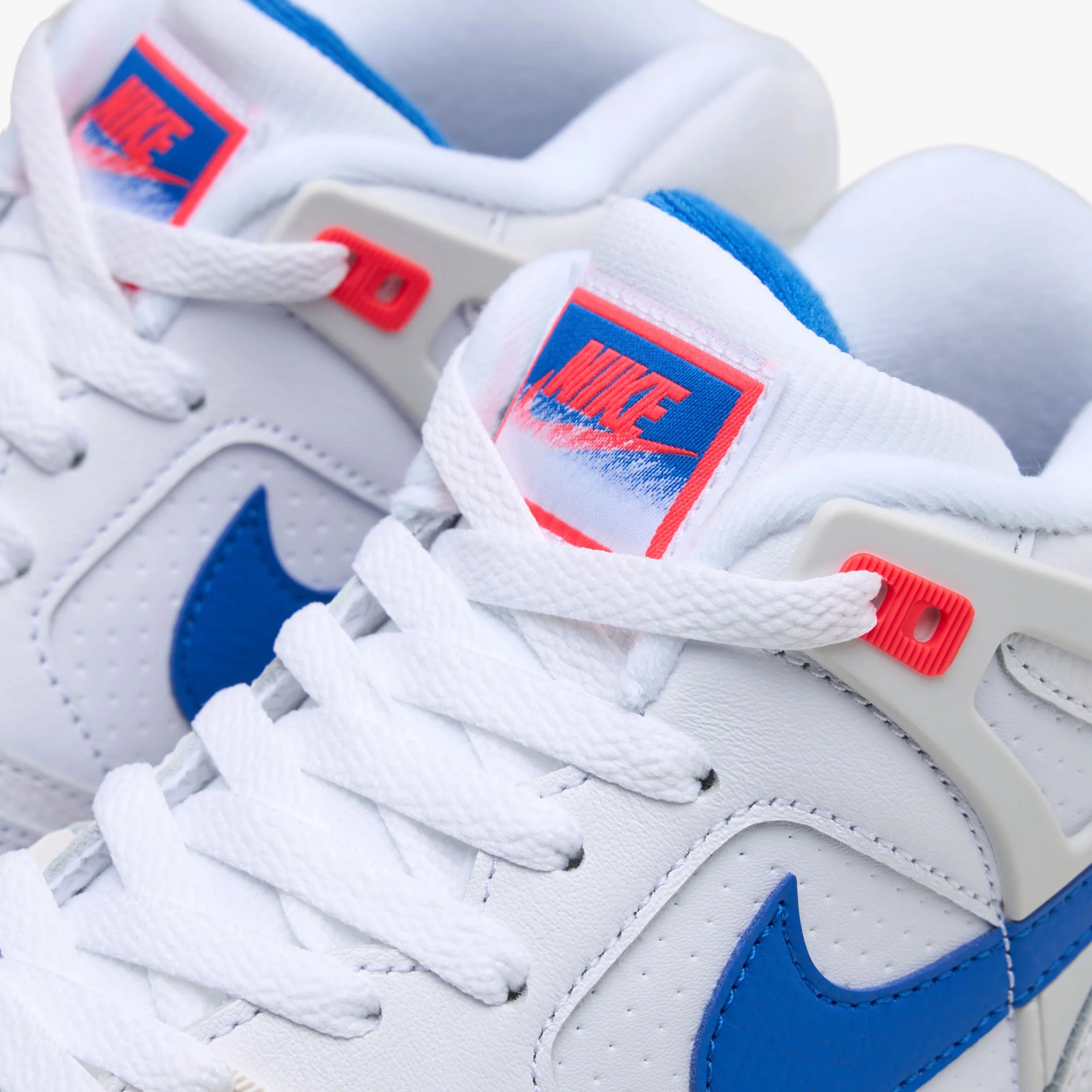 Nike Air Tech Challenge II White / Royal Blue - Laser Crimson - Image 7