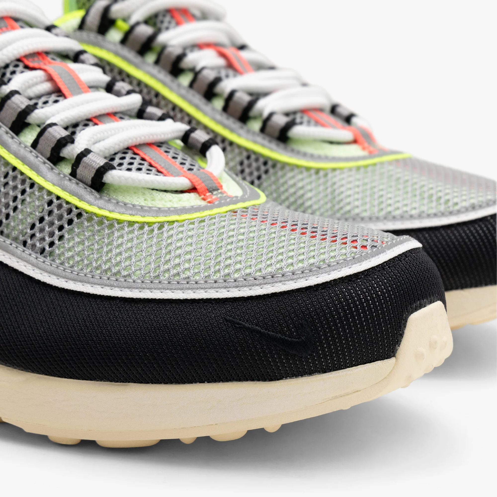 Nike Air Zoom Spiridon Barely Volt / Hot Punch - Volt - Image 6